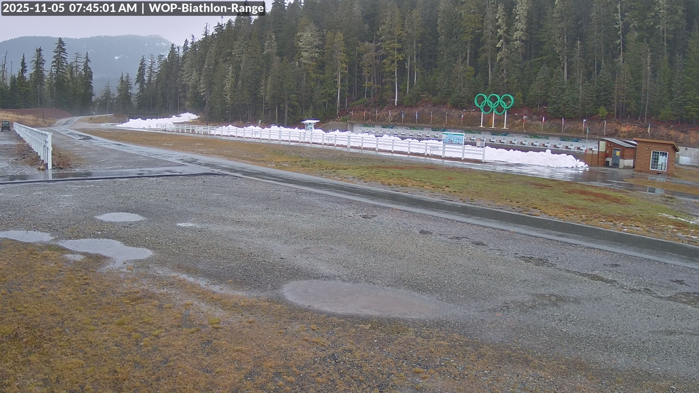 View looking North East to the Olympic Biathlon Range