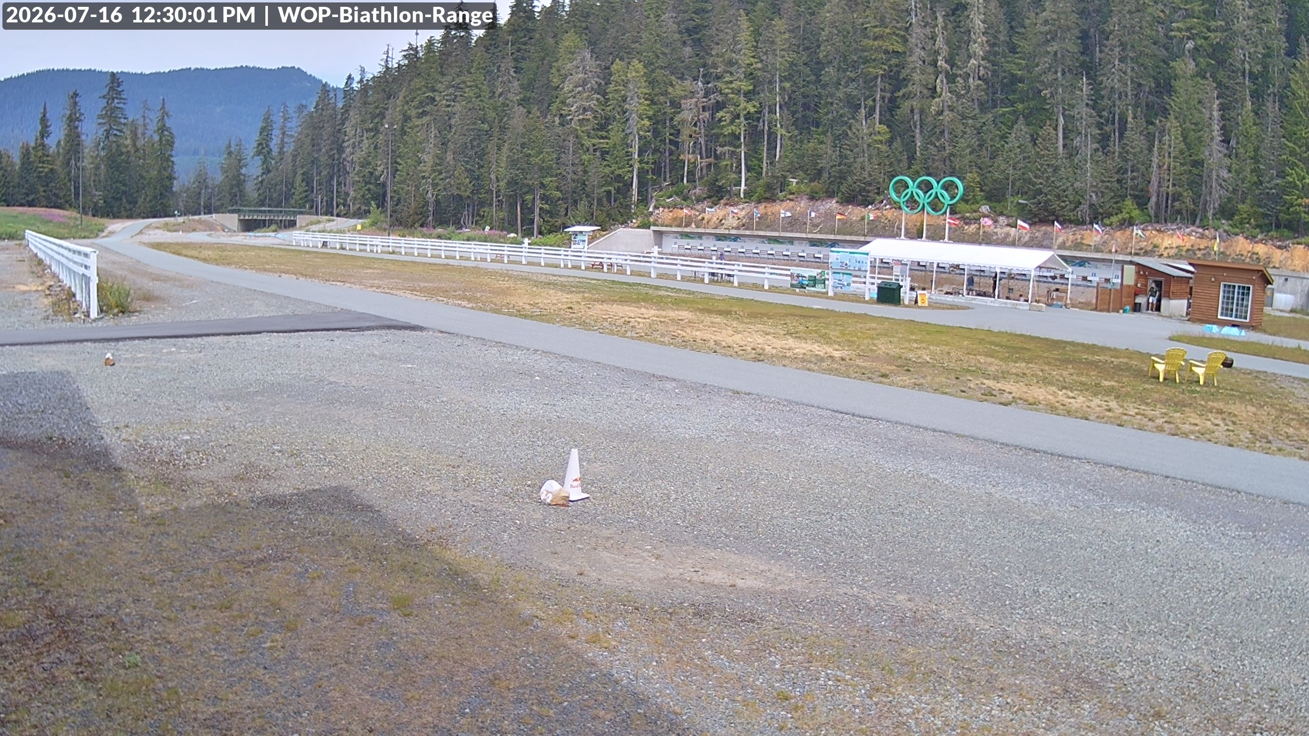 View looking North East to the Olympic Biathlon Range