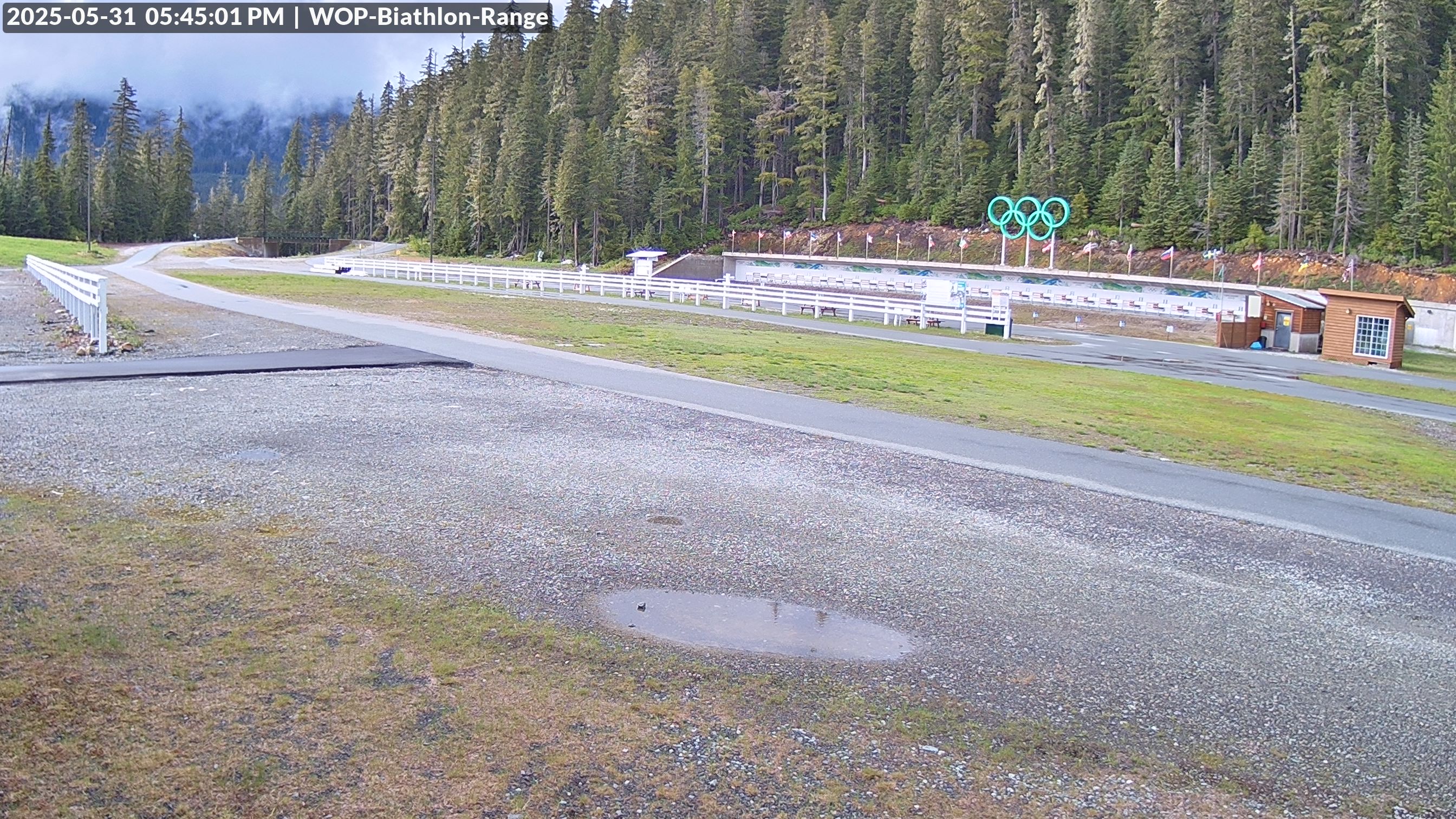 View looking North East to the Olympic Biathlon Range