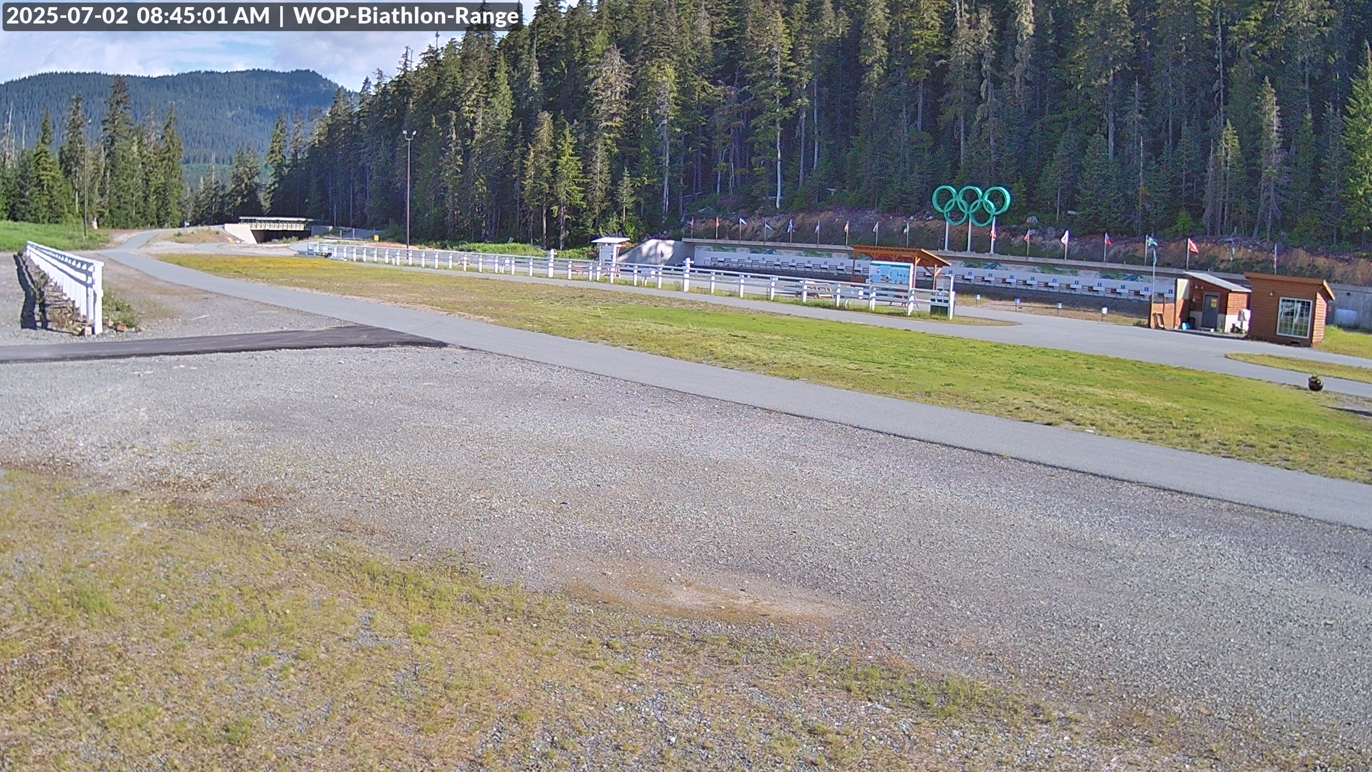 View looking North East to the Olympic Biathlon Range