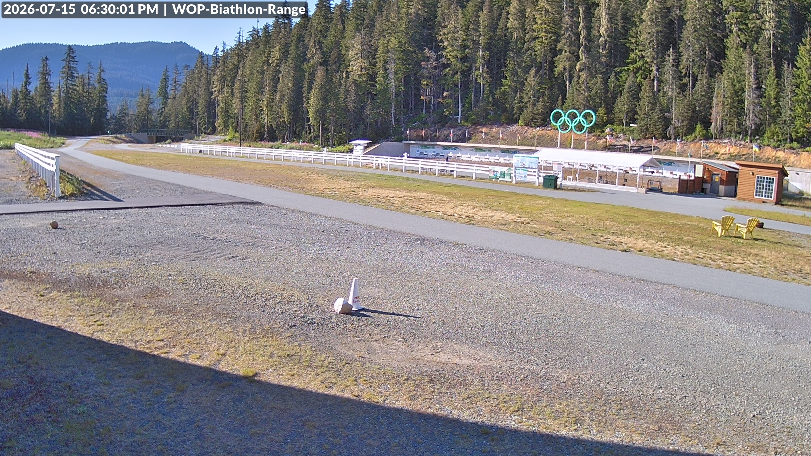 View looking North East to the Olympic Biathlon Range