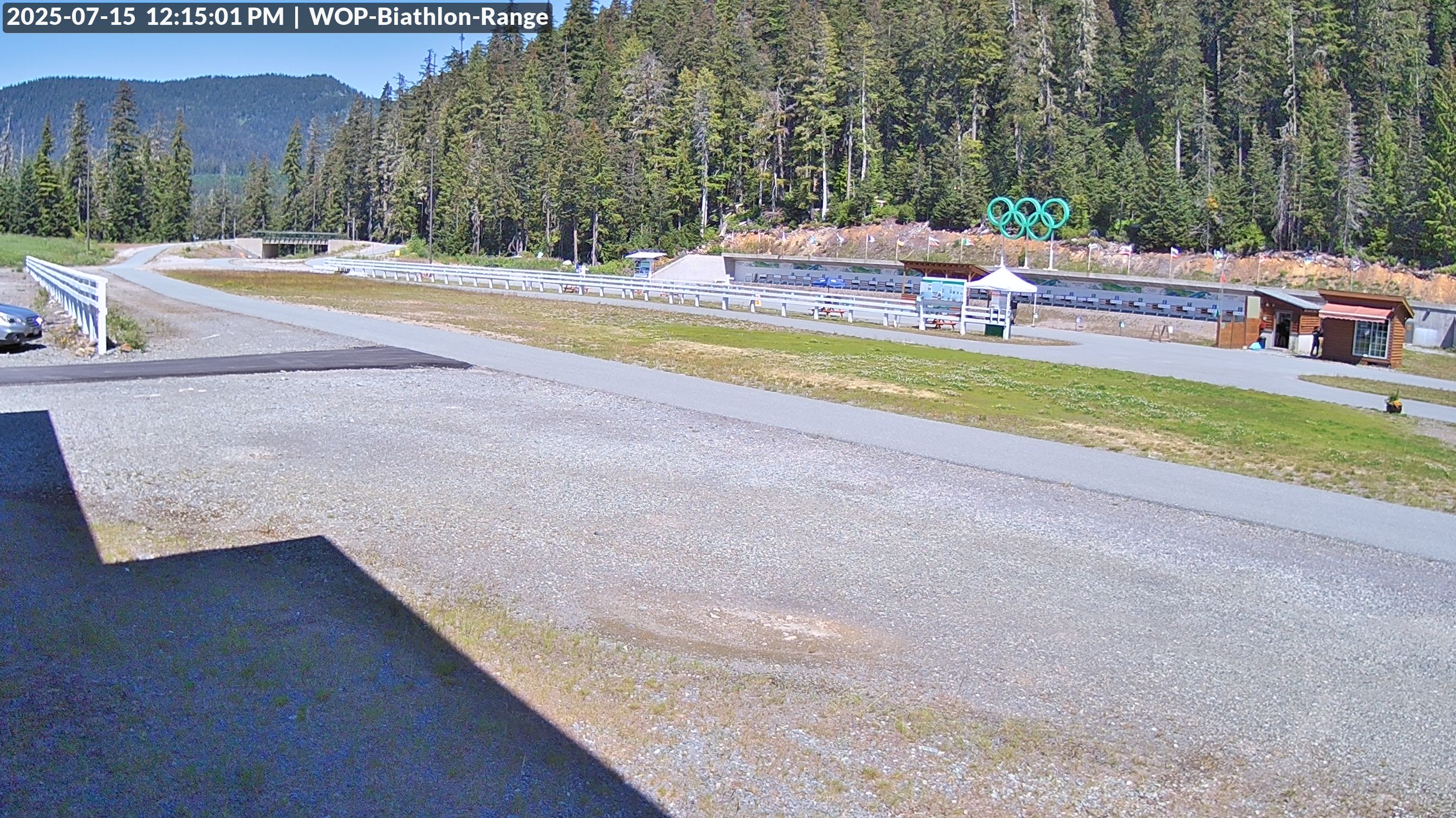View looking North East to the Olympic Biathlon Range