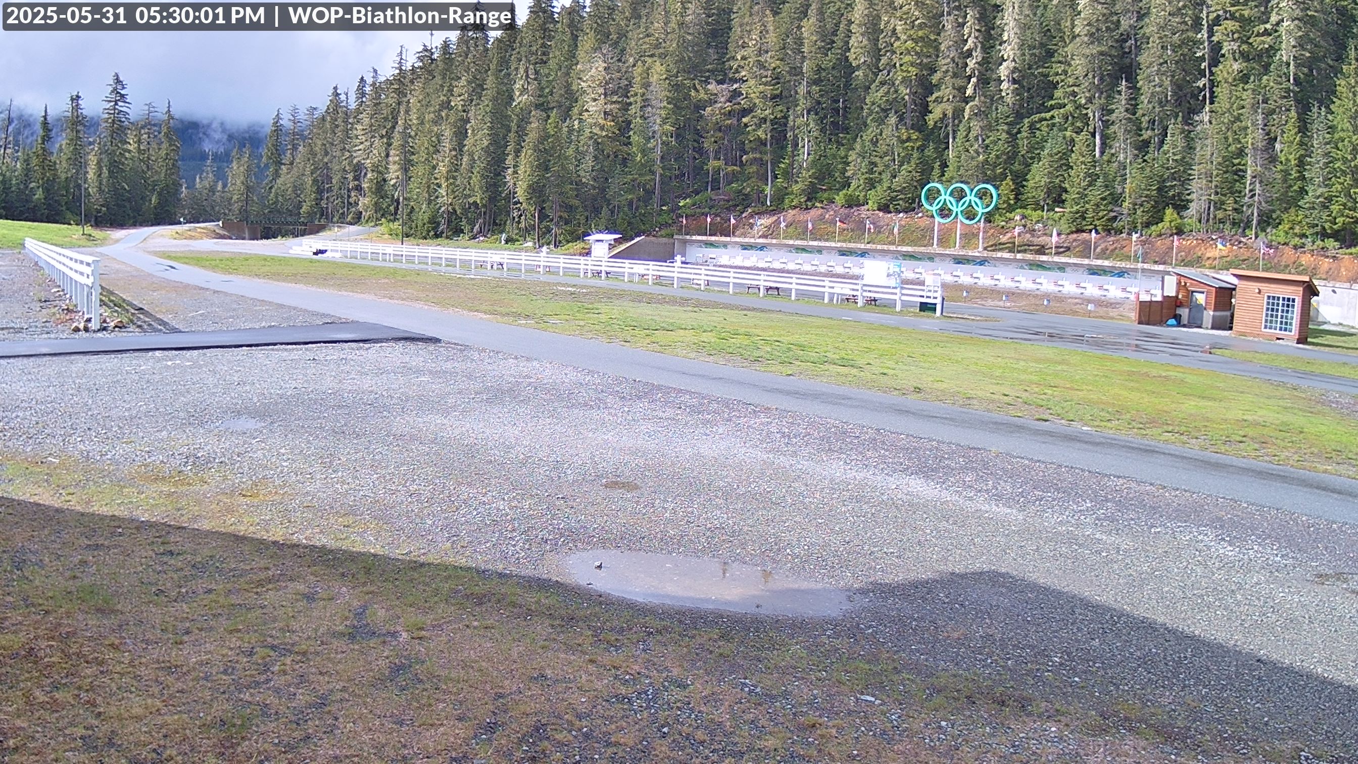 View looking North East to the Olympic Biathlon Range