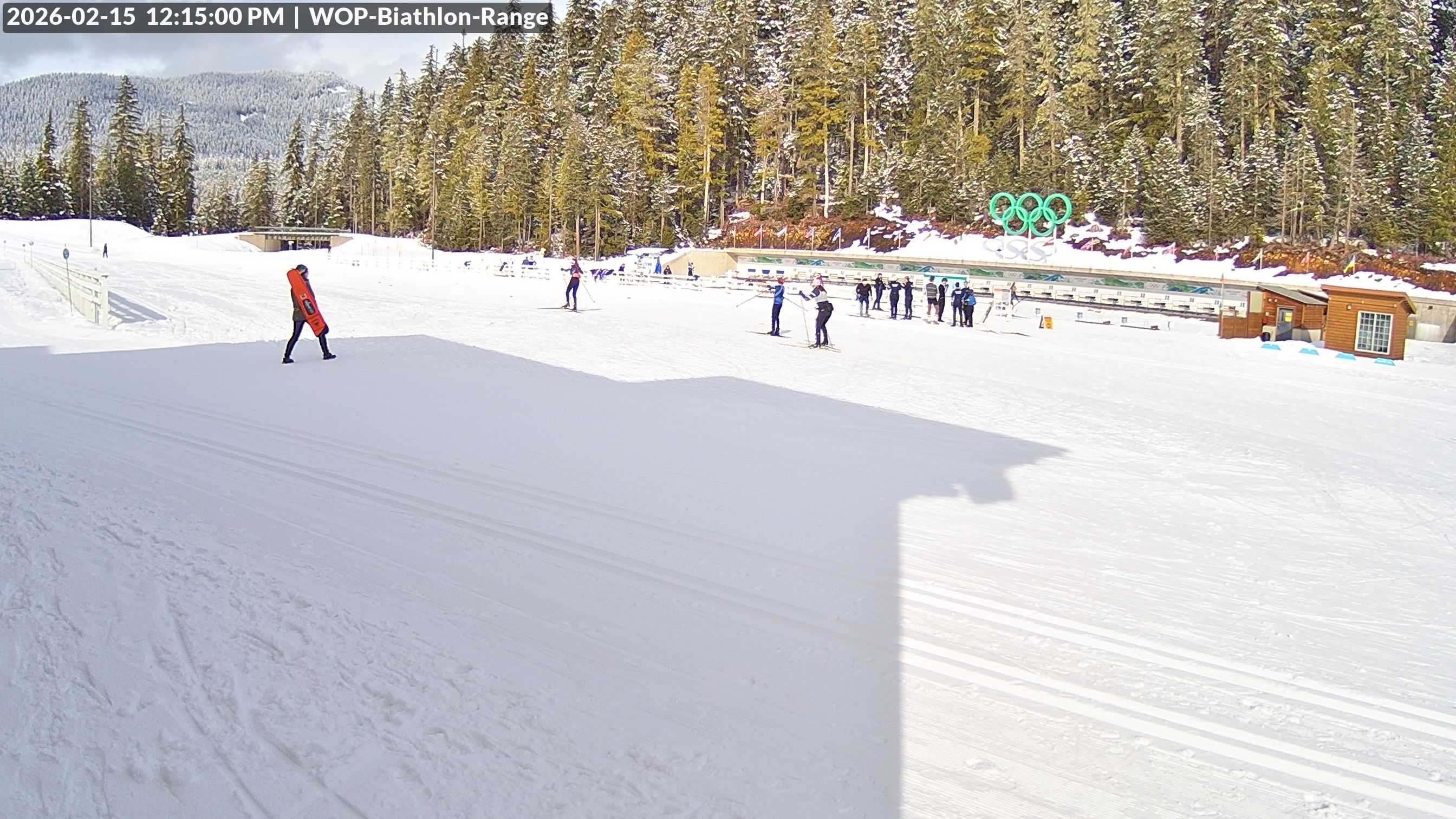 View looking North East to the Olympic Biathlon Range