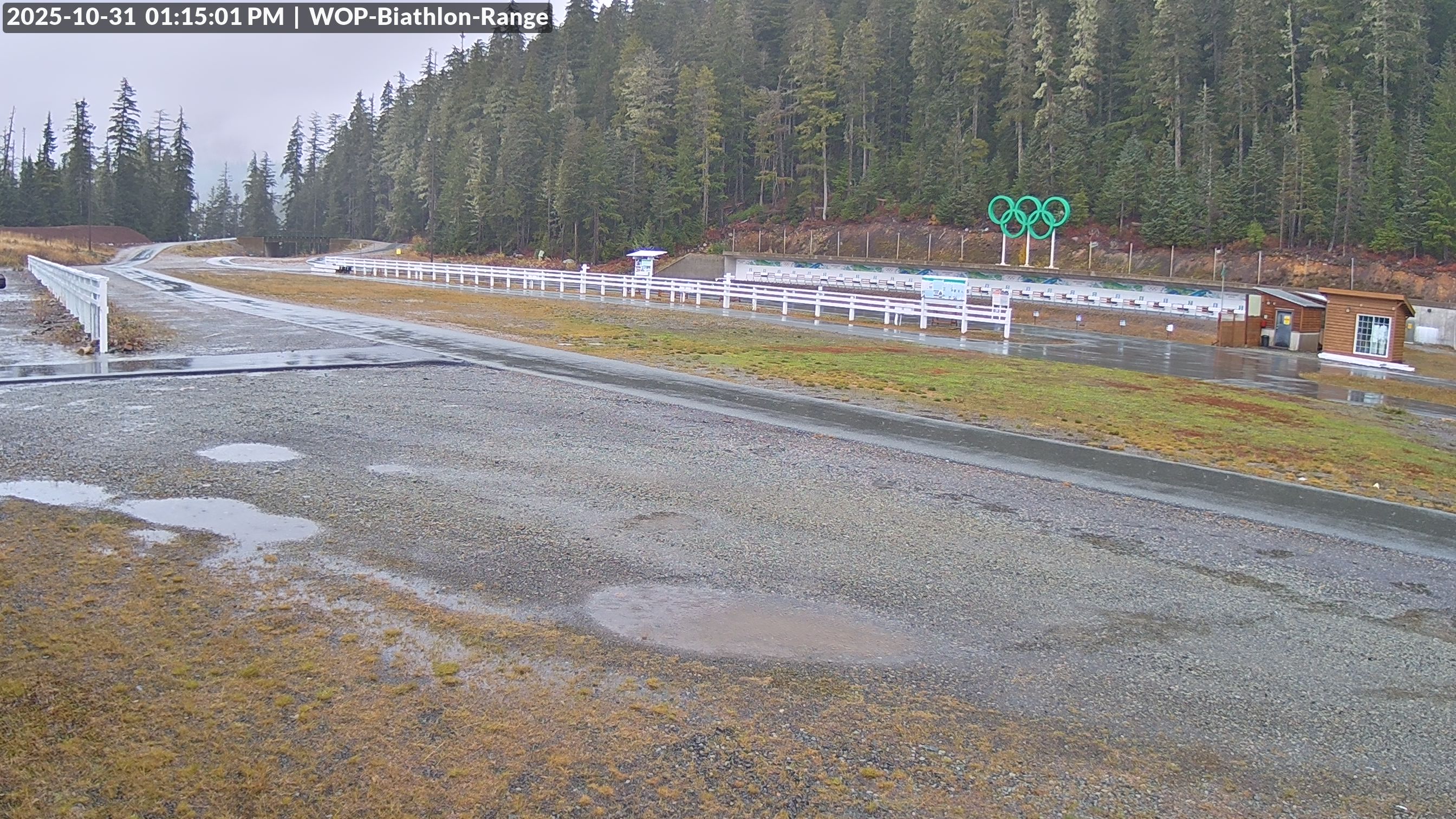 View looking North East to the Olympic Biathlon Range