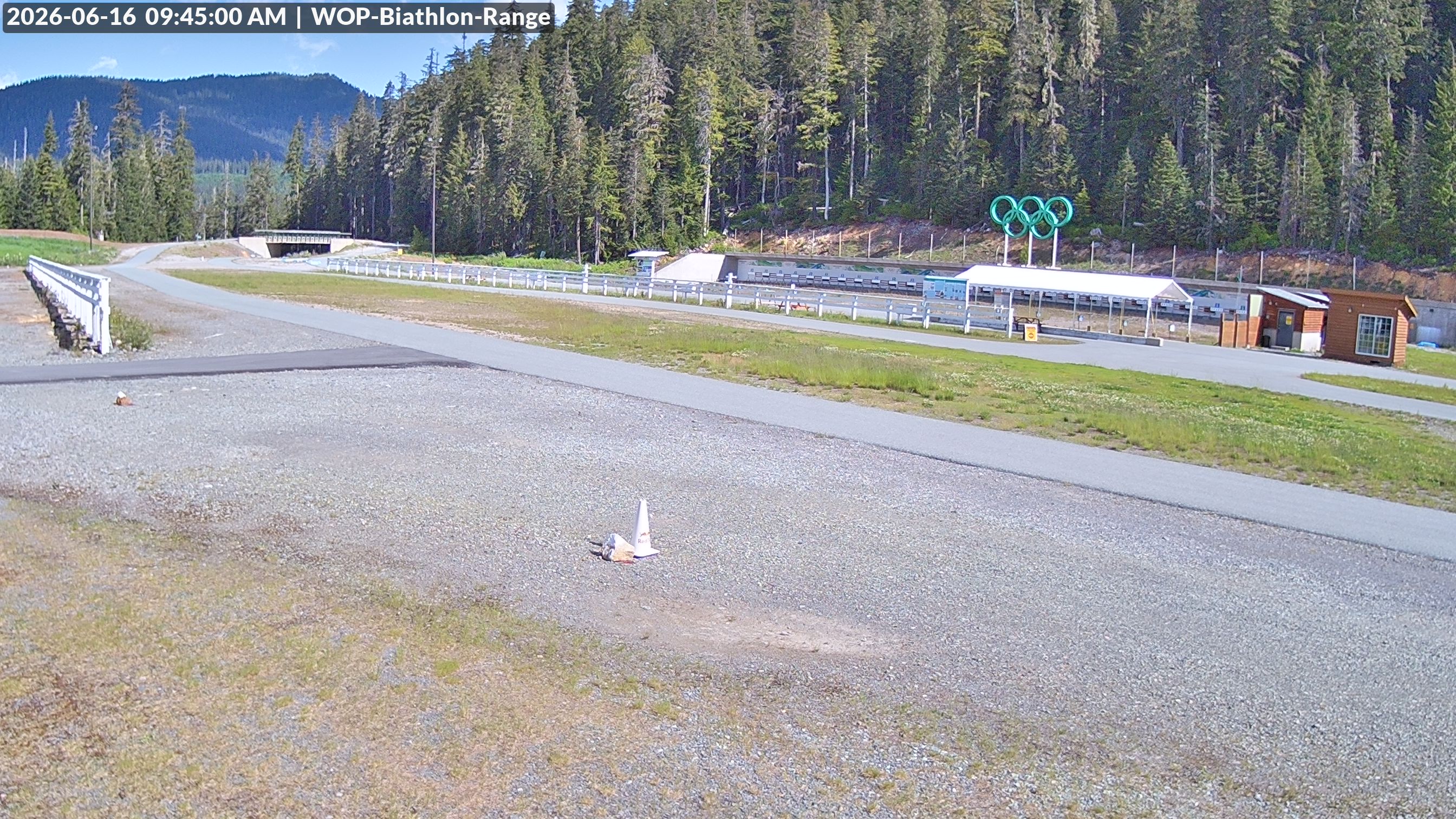 View looking North East to the Olympic Biathlon Range