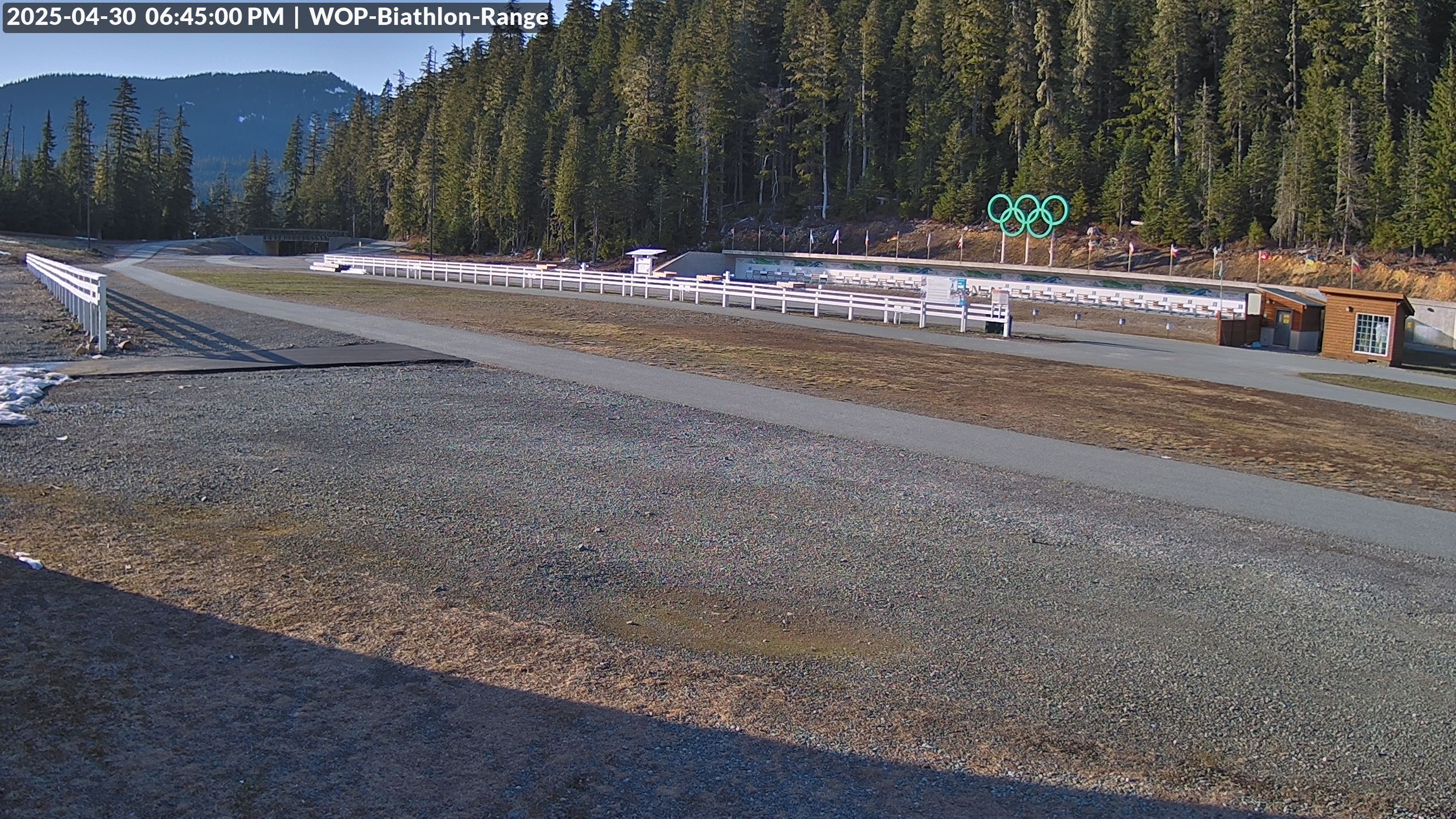 View looking North East to the Olympic Biathlon Range
