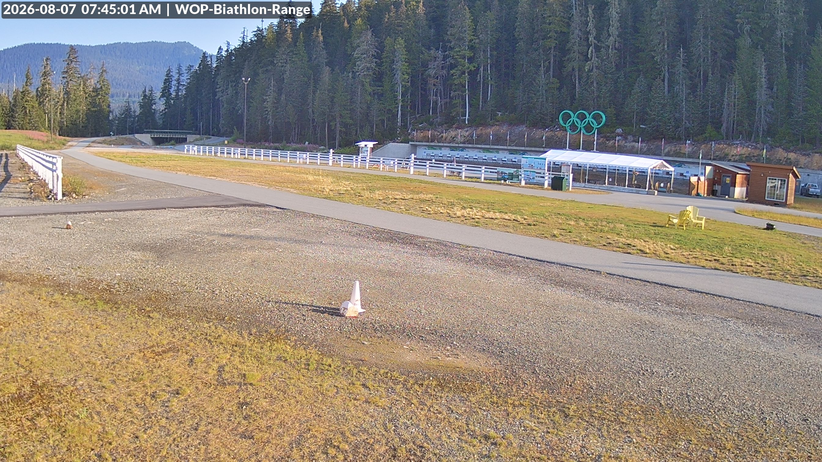 View looking North East to the Olympic Biathlon Range