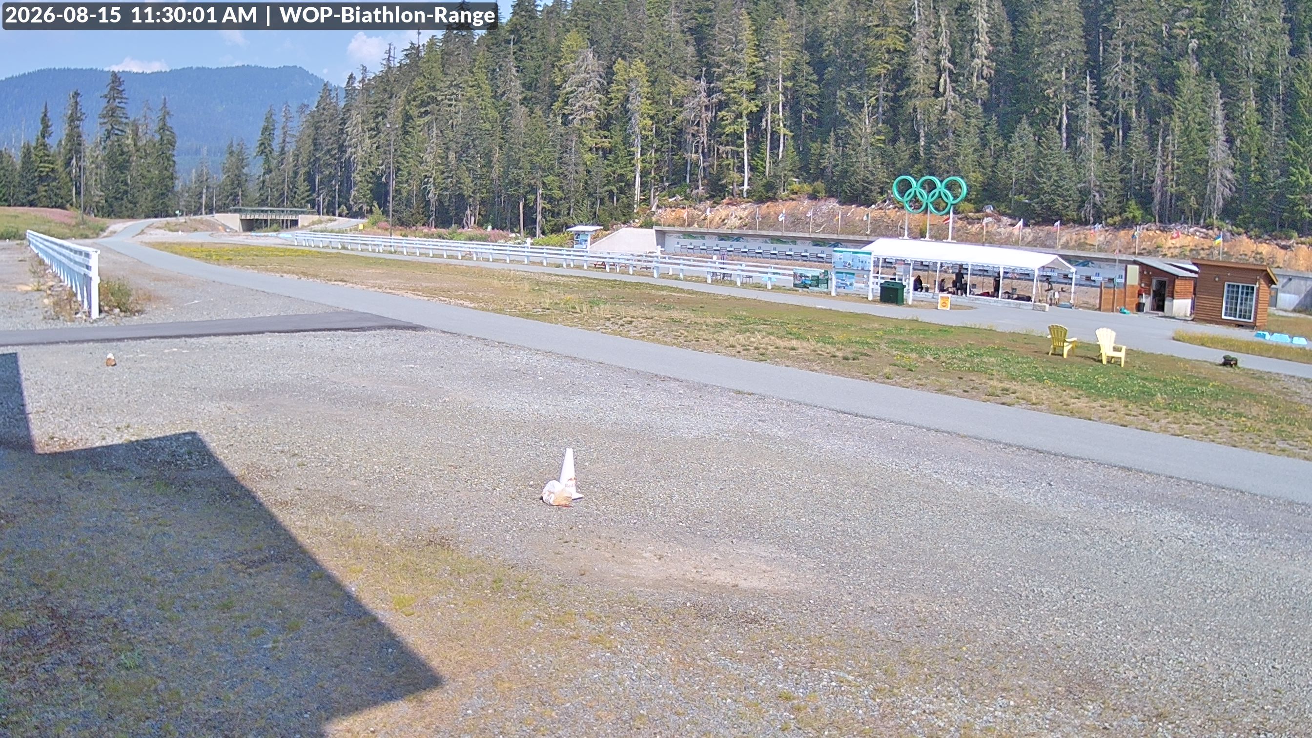 View looking North East to the Olympic Biathlon Range