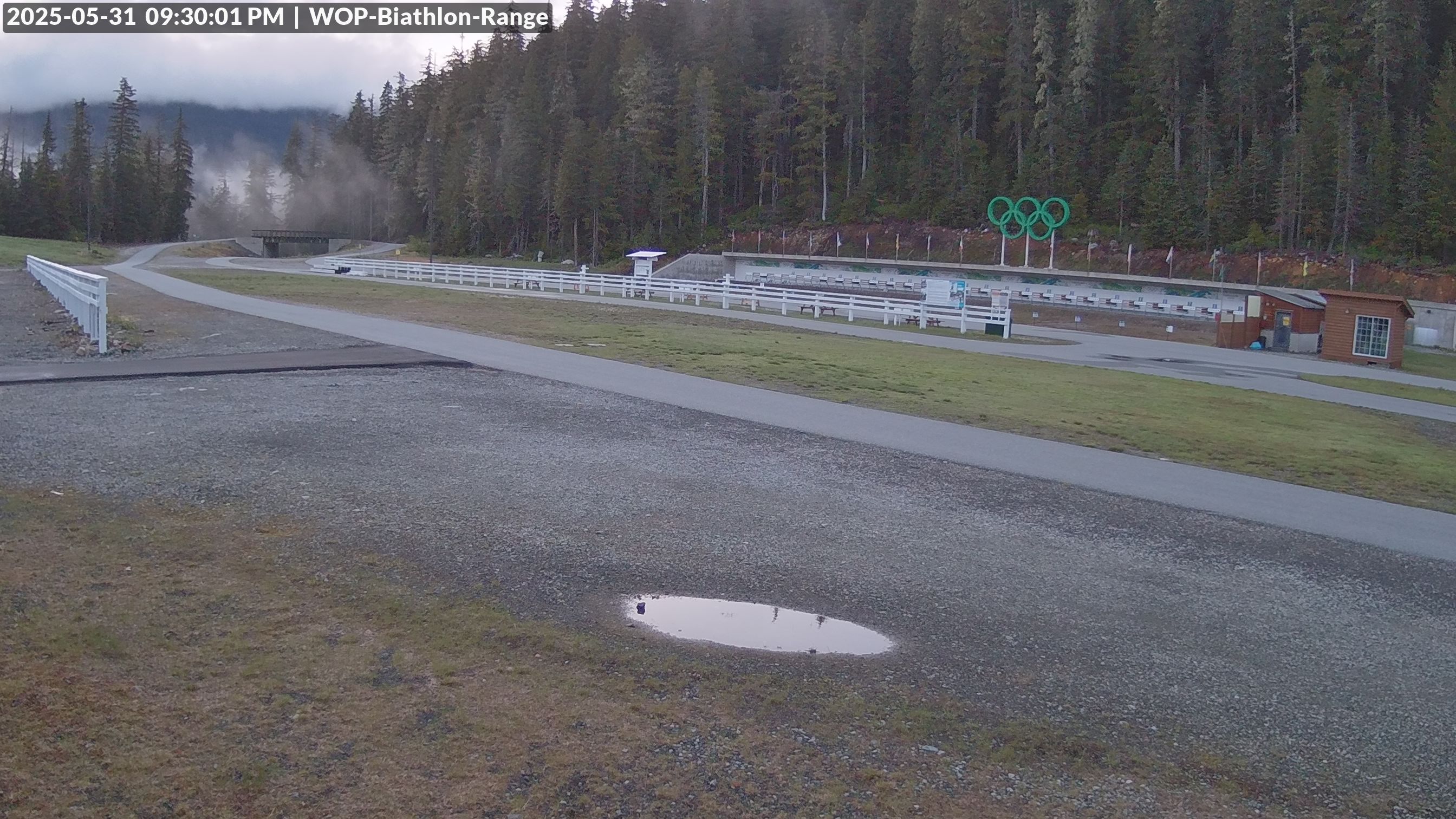 View looking North East to the Olympic Biathlon Range