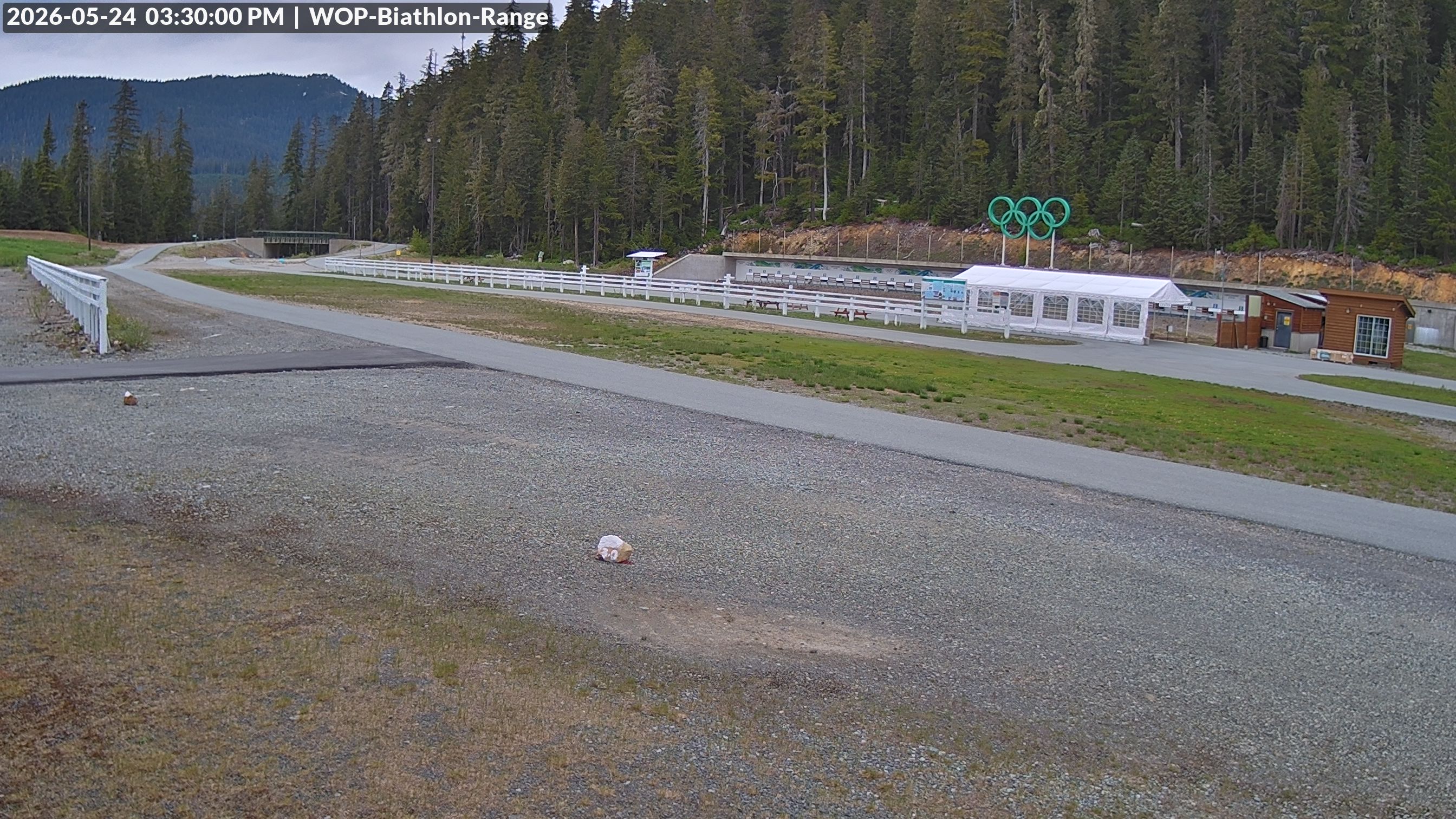 View looking North East to the Olympic Biathlon Range