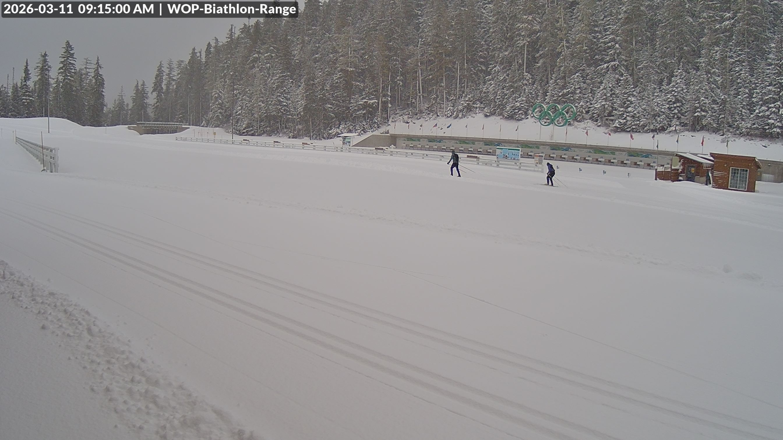 View looking North East to the Olympic Biathlon Range