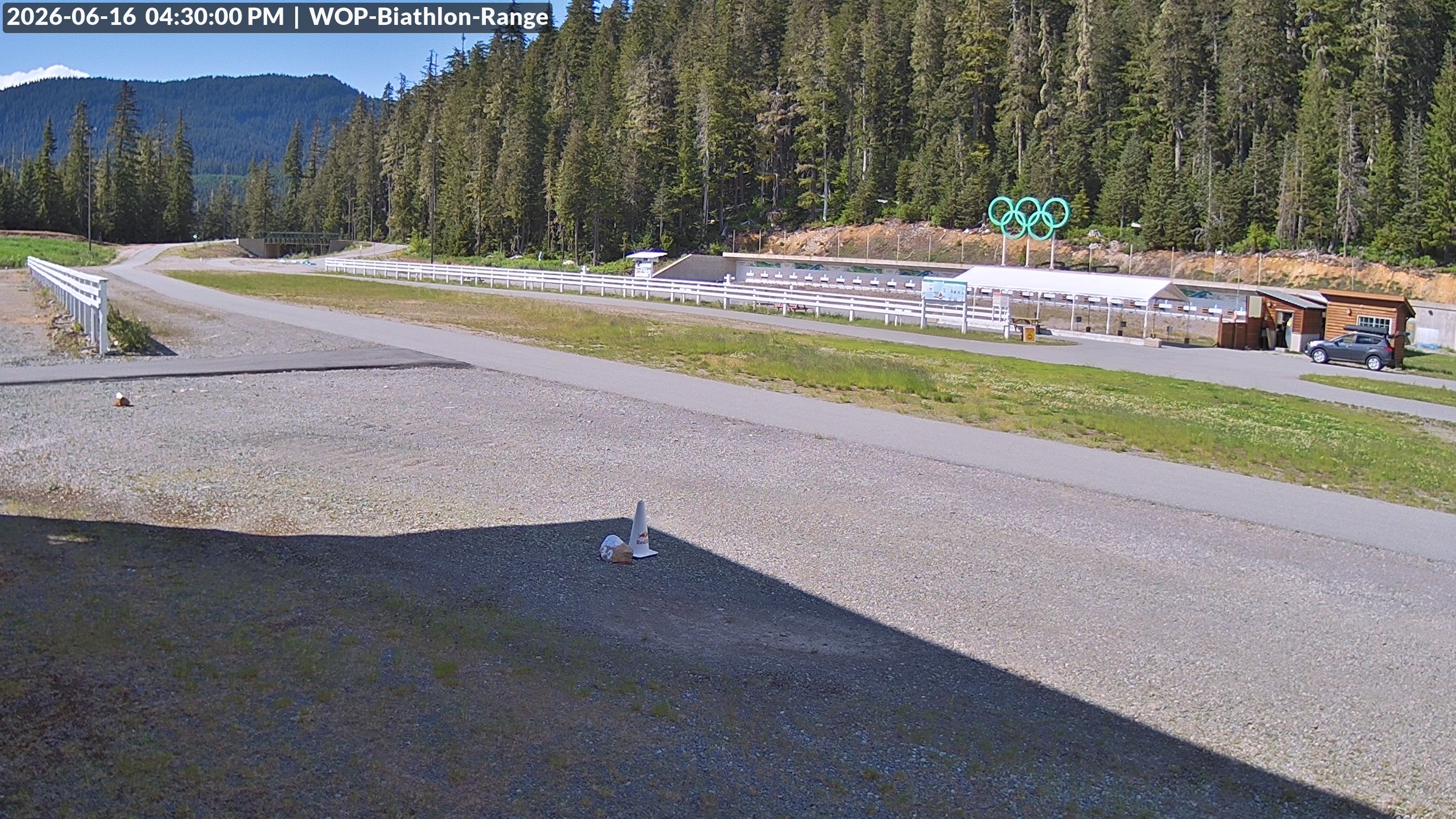 View looking North East to the Olympic Biathlon Range