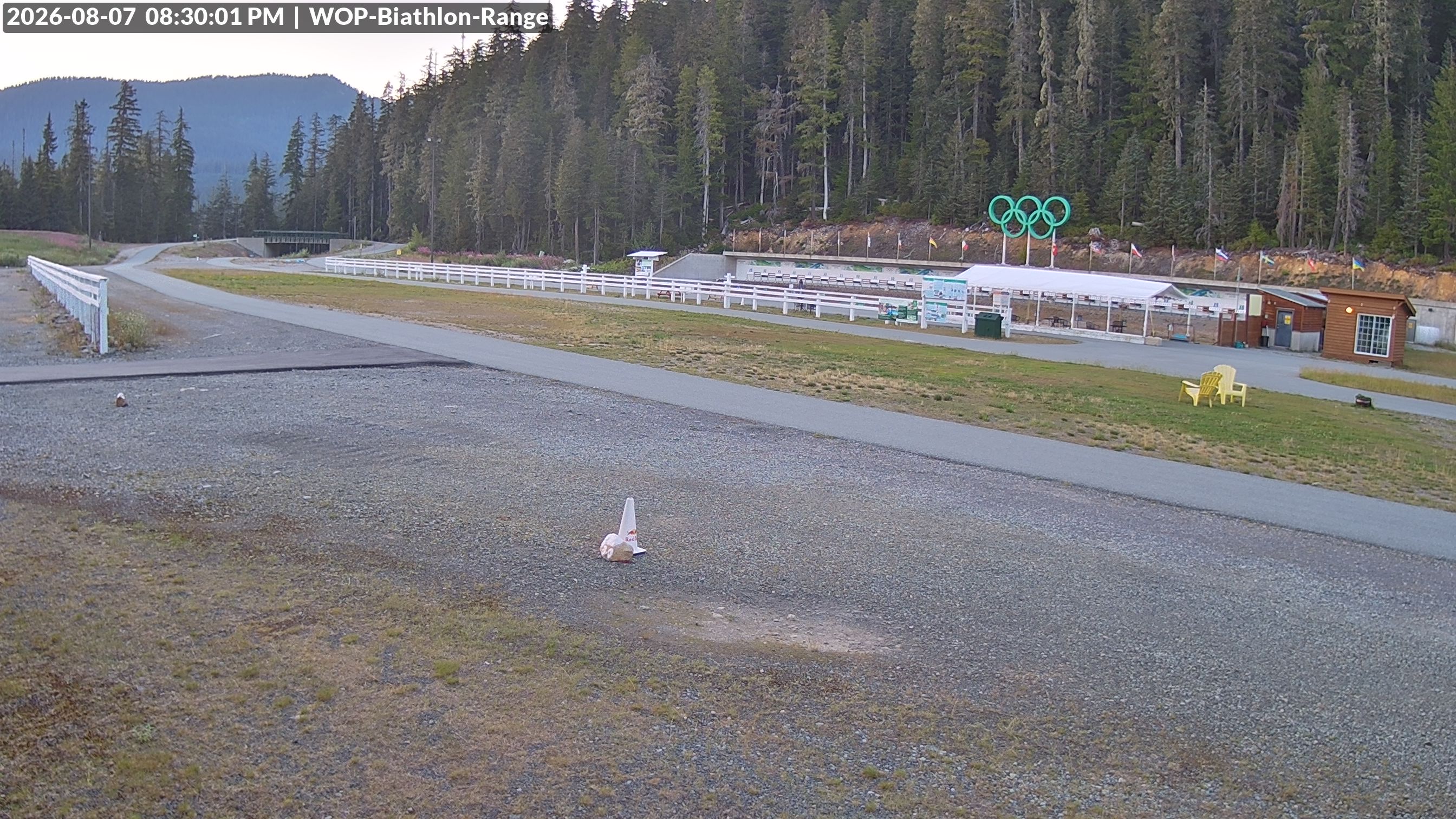 View looking North East to the Olympic Biathlon Range