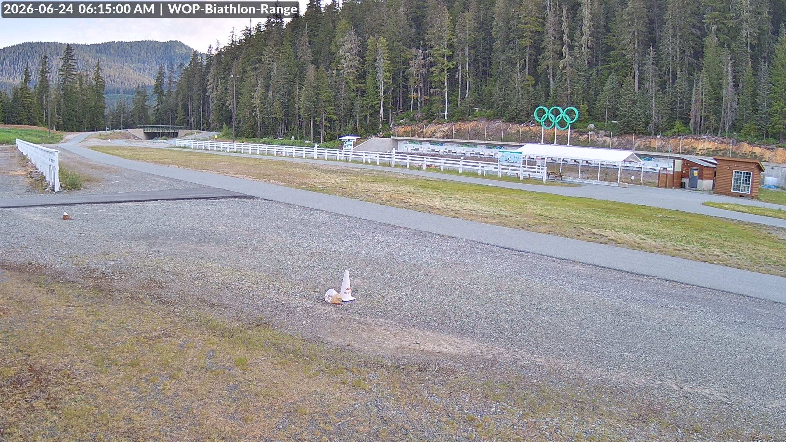 View looking North East to the Olympic Biathlon Range