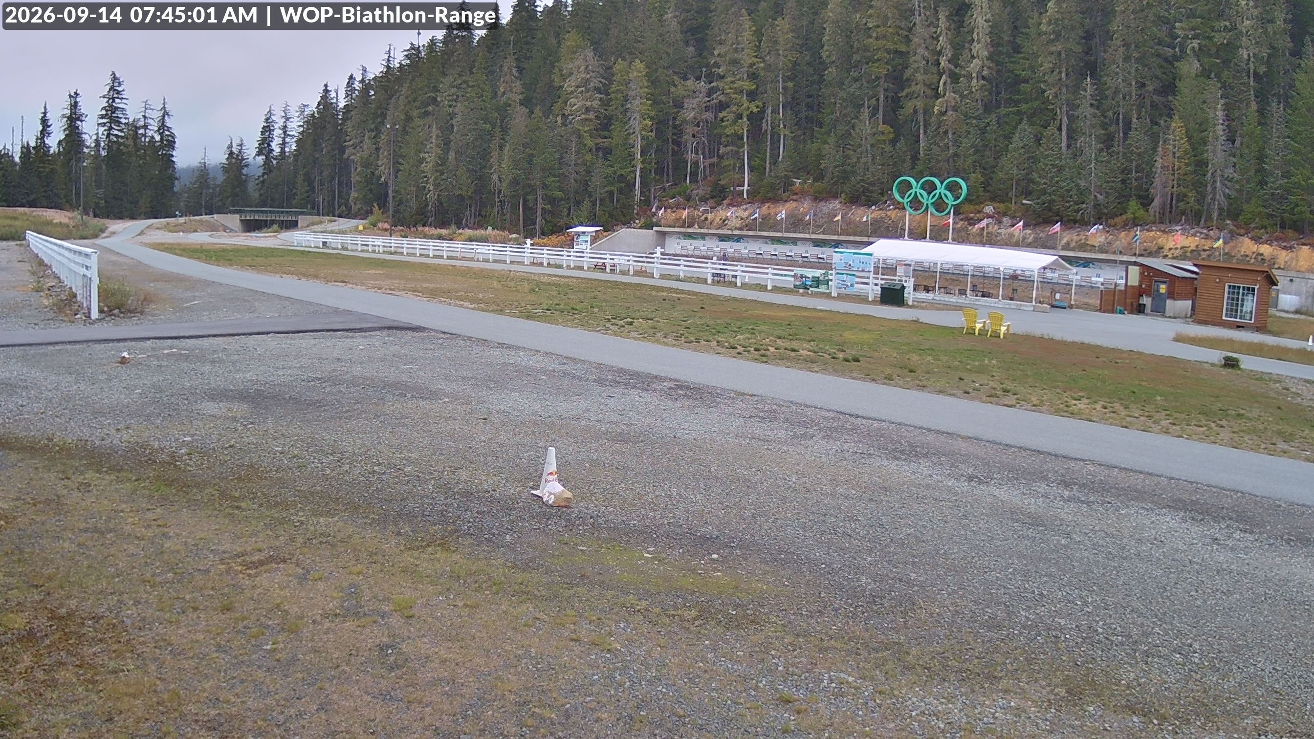 View looking North East to the Olympic Biathlon Range