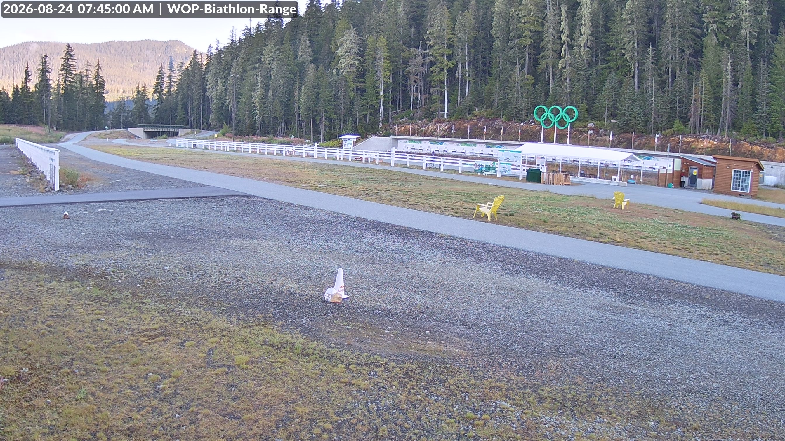 View looking North East to the Olympic Biathlon Range
