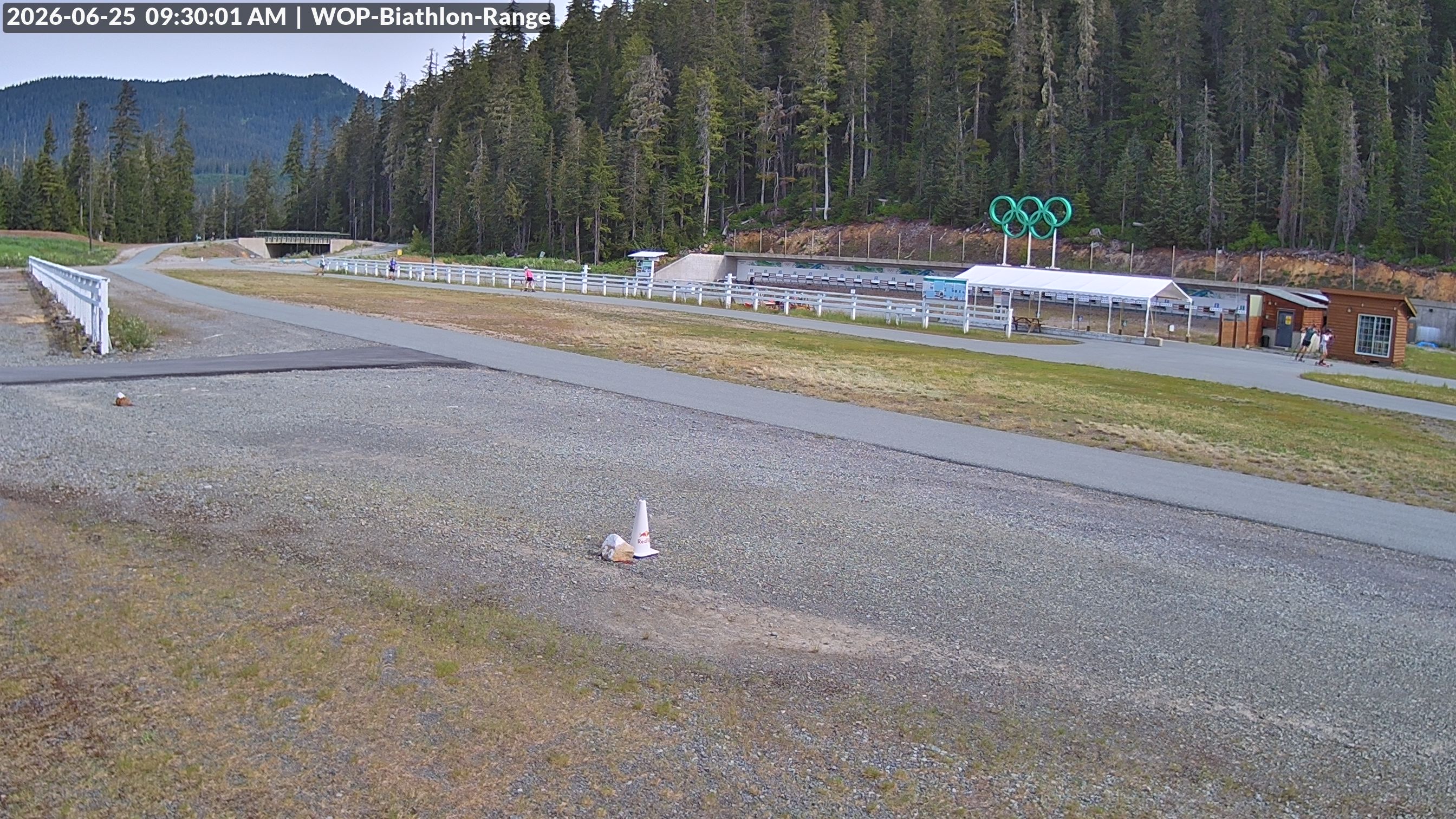 View looking North East to the Olympic Biathlon Range