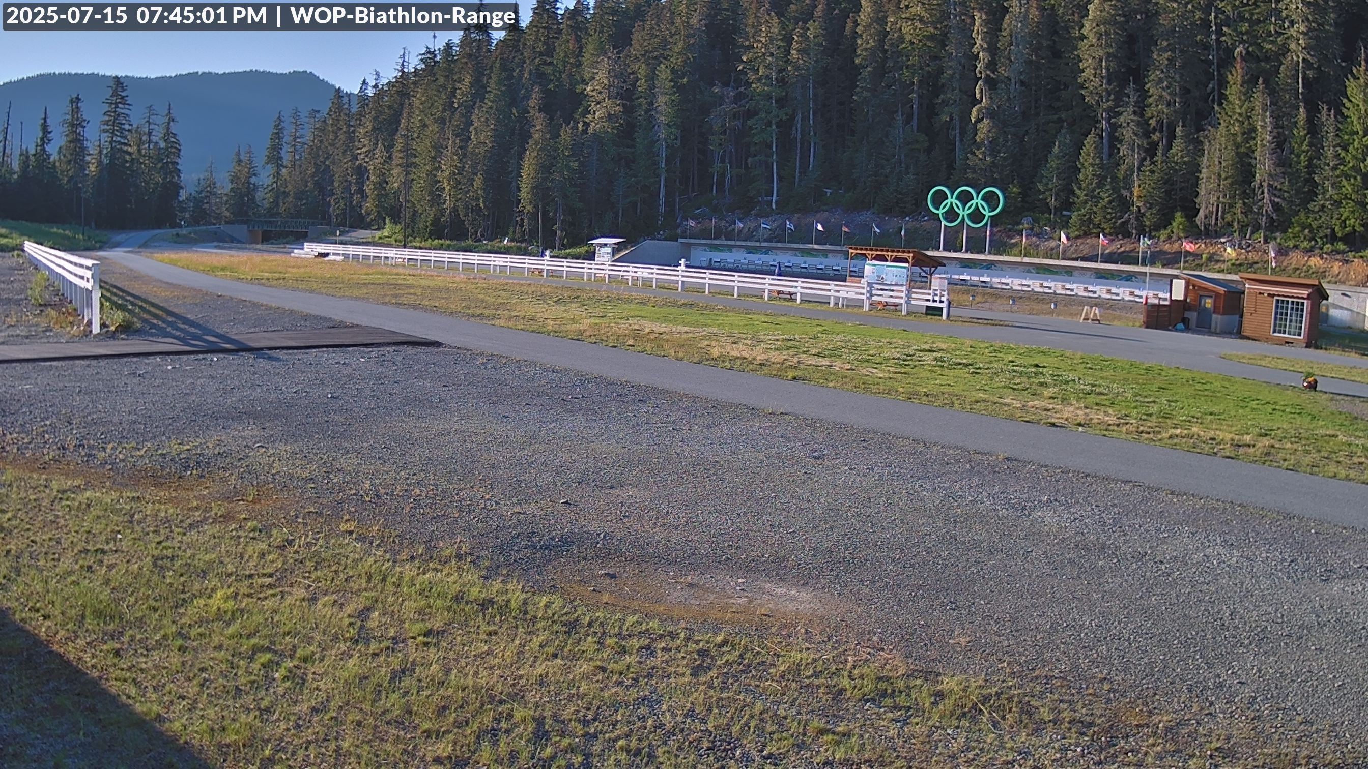 View looking North East to the Olympic Biathlon Range
