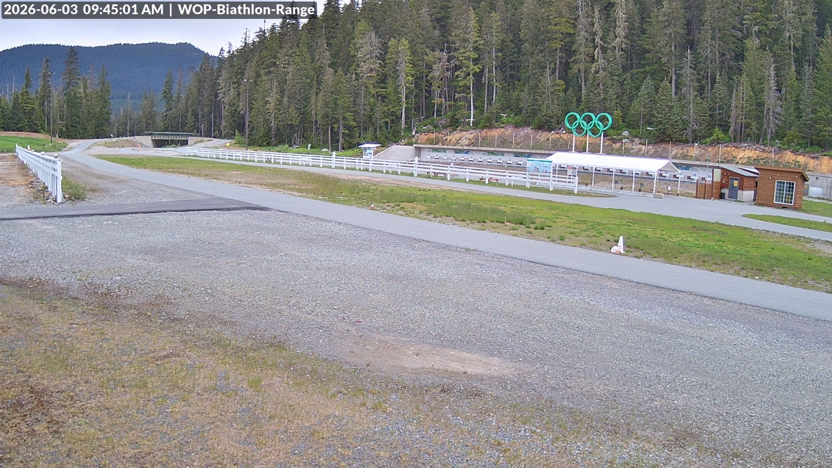 View looking North East to the Olympic Biathlon Range