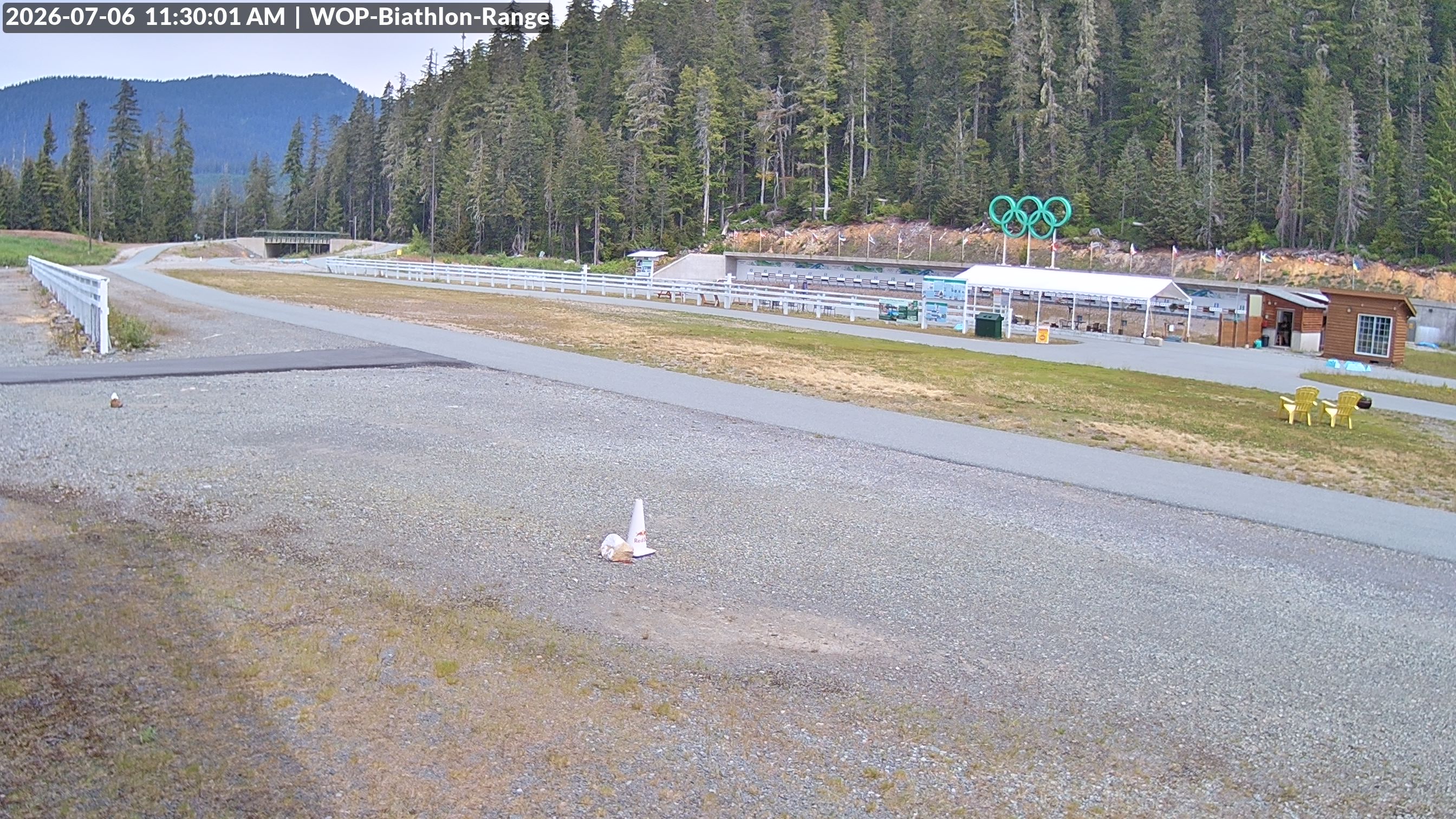 View looking North East to the Olympic Biathlon Range