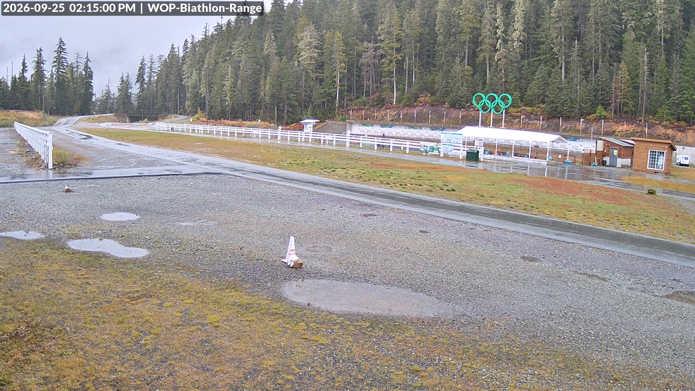 View looking North East to the Olympic Biathlon Range