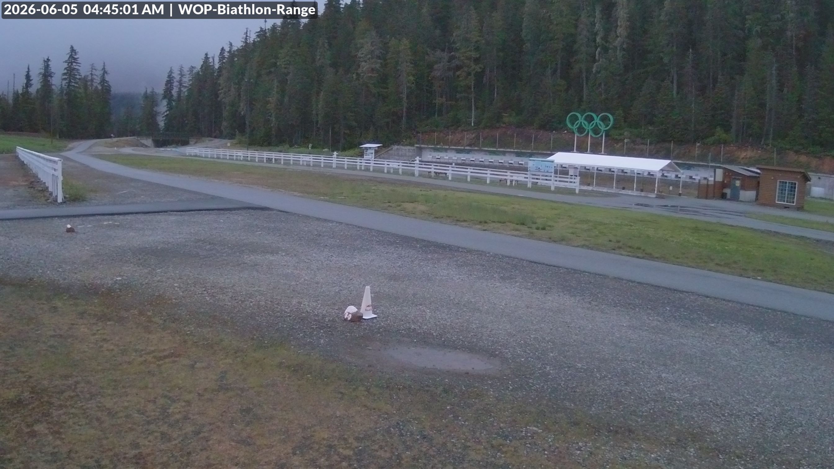 View looking North East to the Olympic Biathlon Range