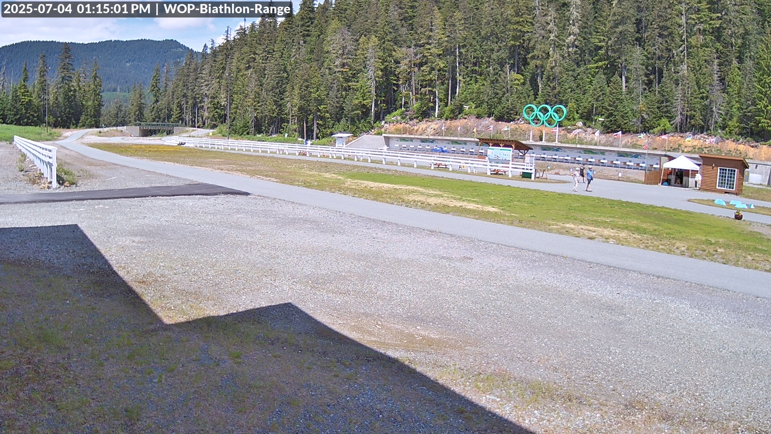 View looking North East to the Olympic Biathlon Range
