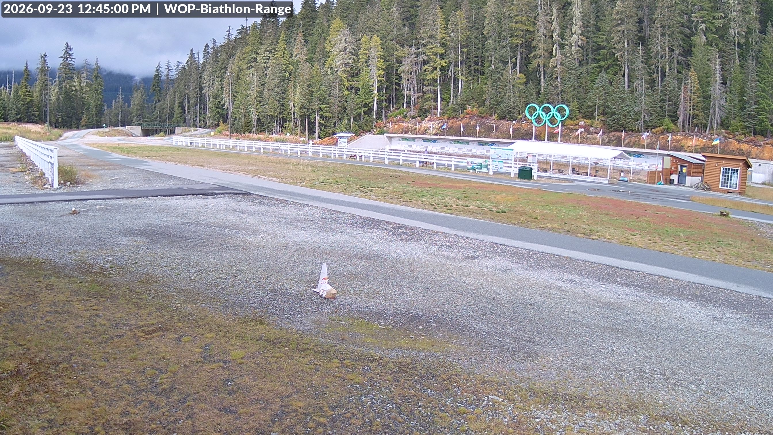 View looking North East to the Olympic Biathlon Range
