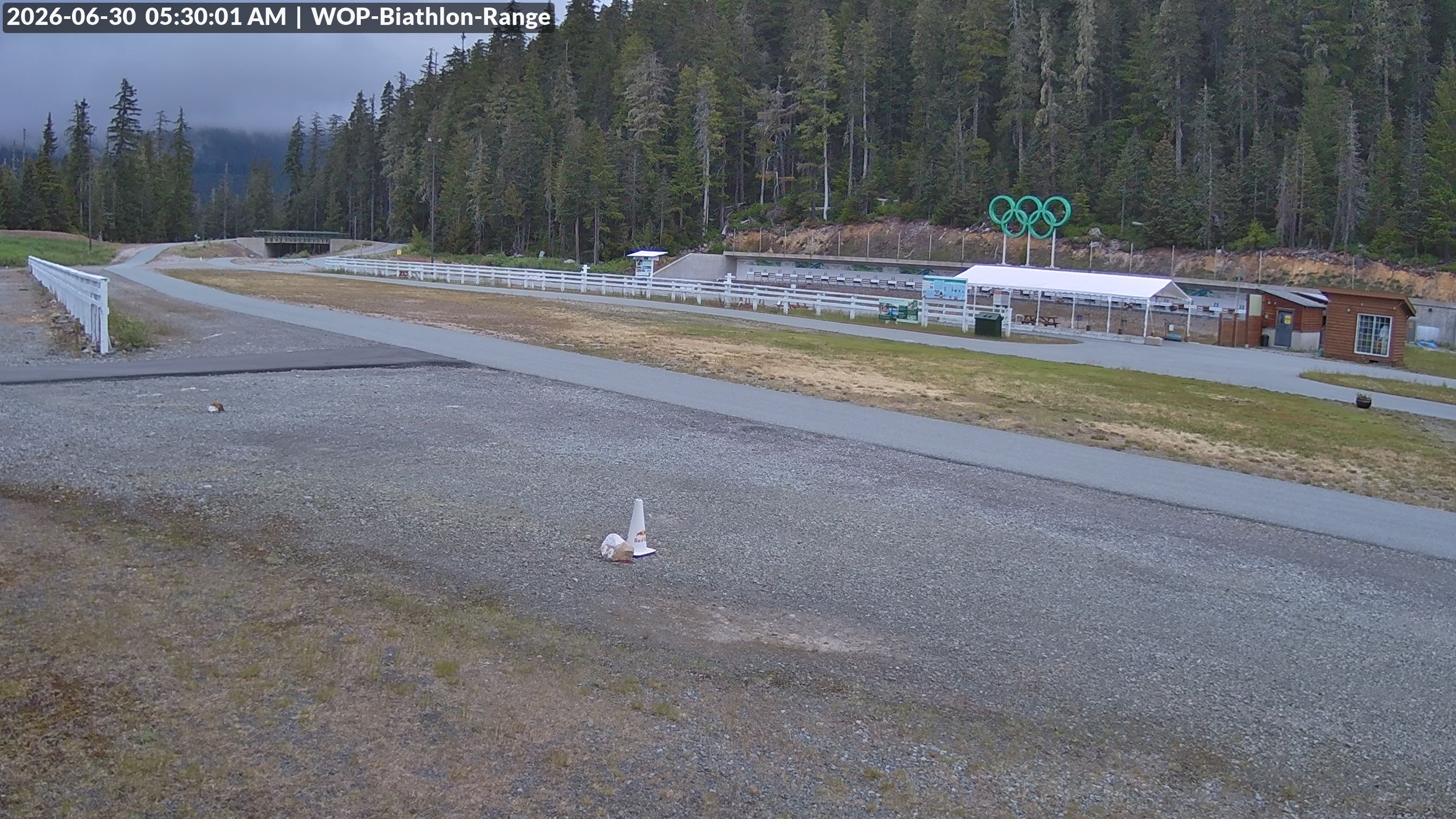 View looking North East to the Olympic Biathlon Range