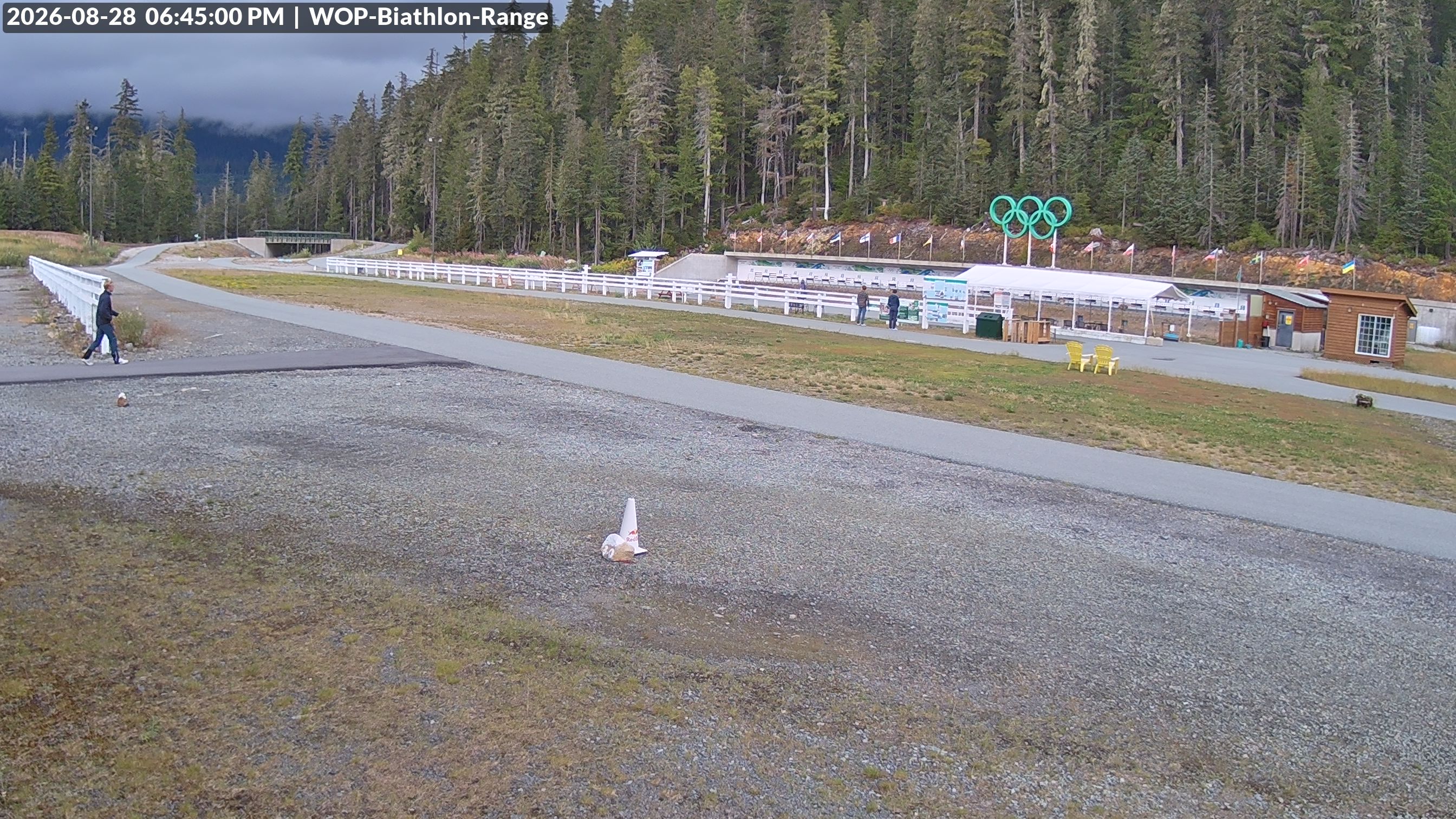 View looking North East to the Olympic Biathlon Range