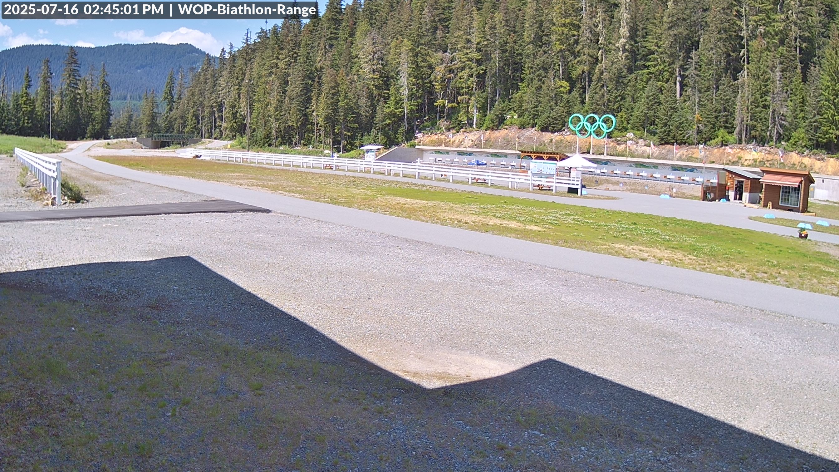 View looking North East to the Olympic Biathlon Range