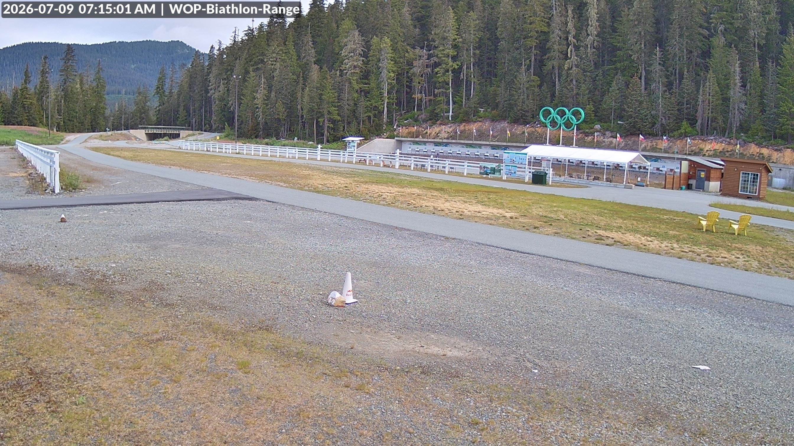 View looking North East to the Olympic Biathlon Range