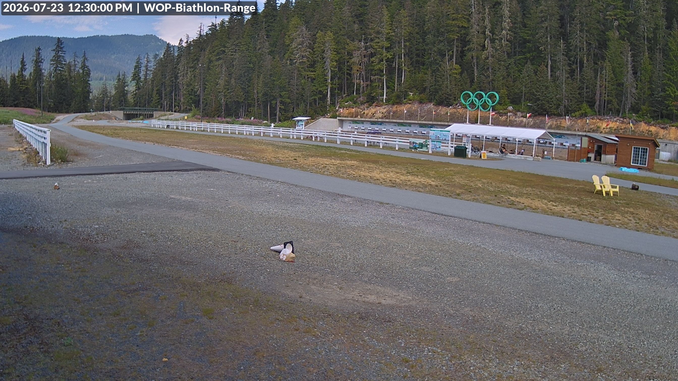 View looking North East to the Olympic Biathlon Range