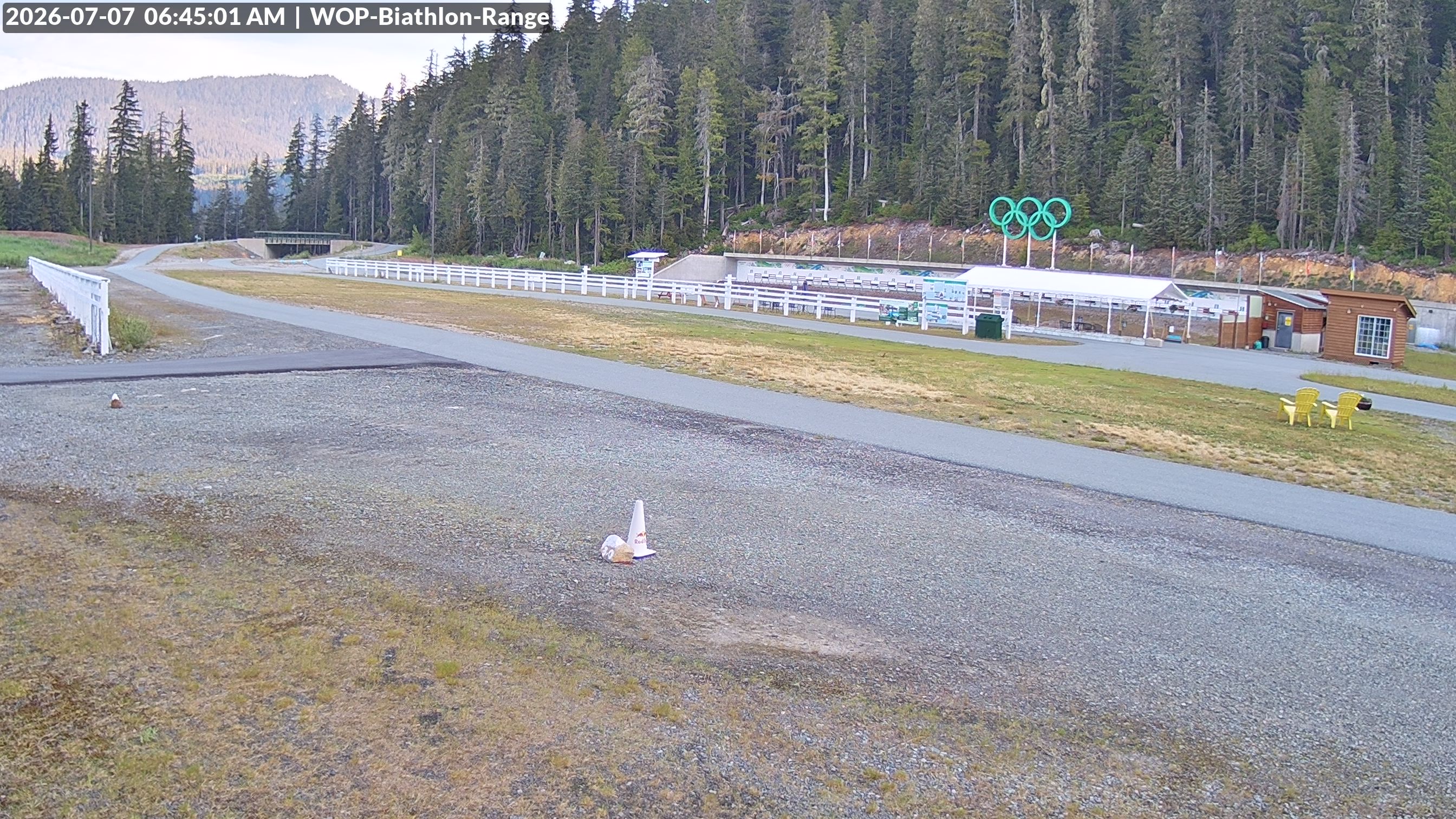 View looking North East to the Olympic Biathlon Range