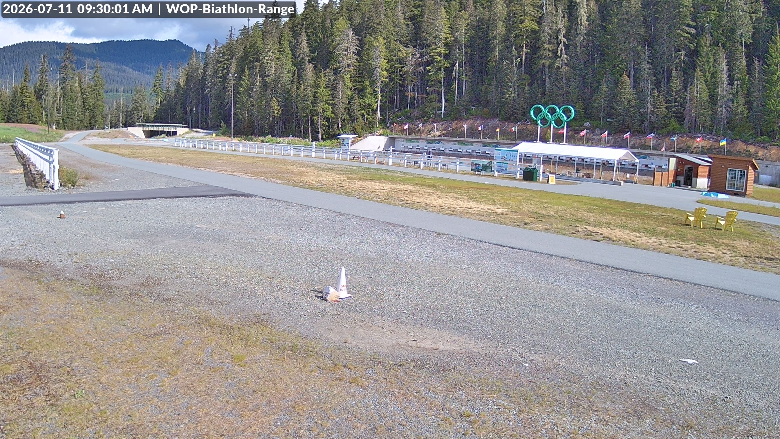 View looking North East to the Olympic Biathlon Range