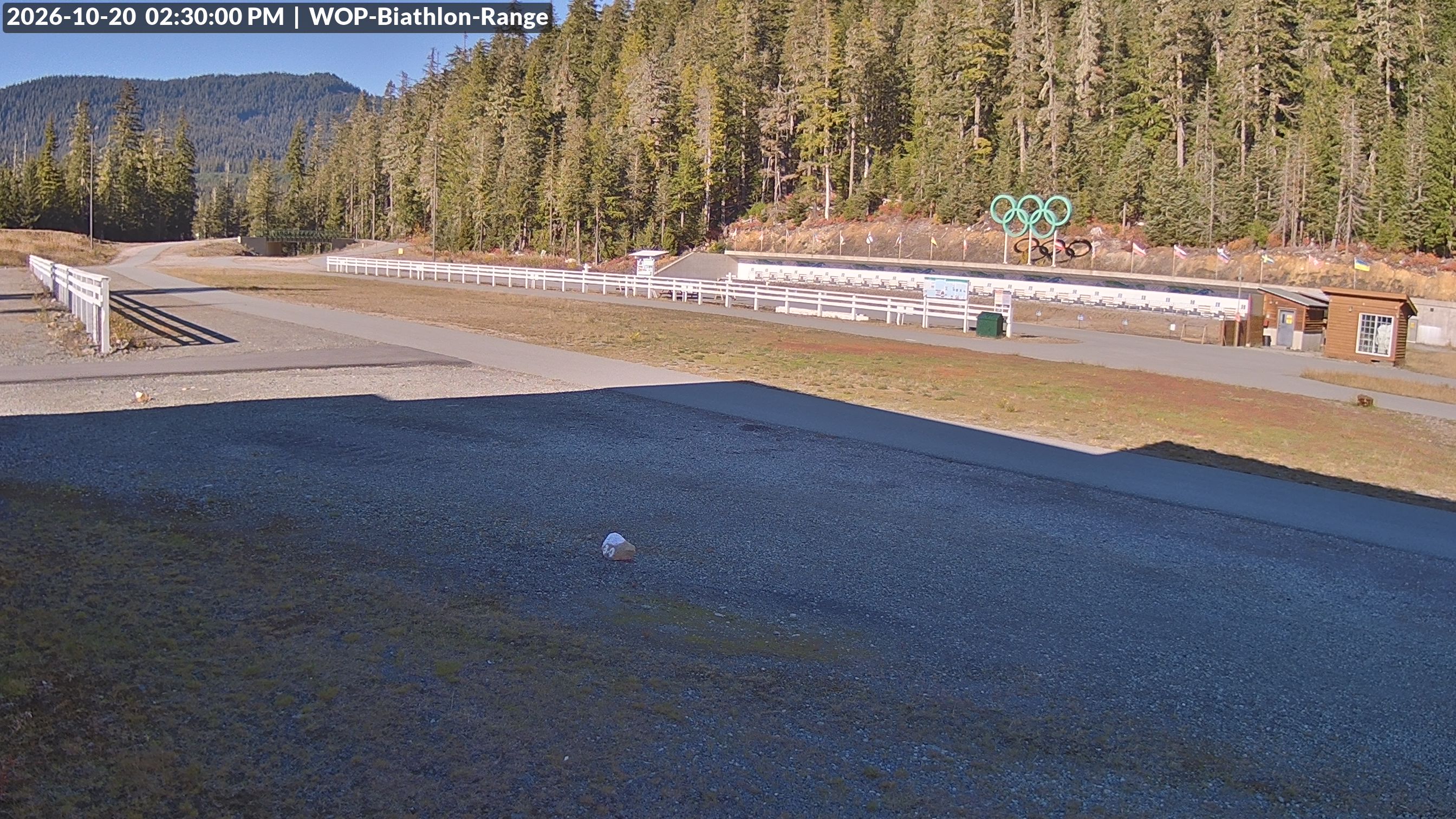 View looking North East to the Olympic Biathlon Range
