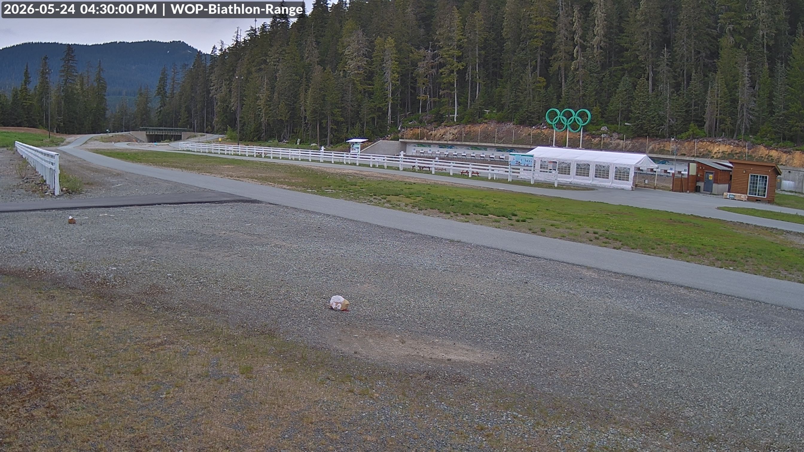 View looking North East to the Olympic Biathlon Range
