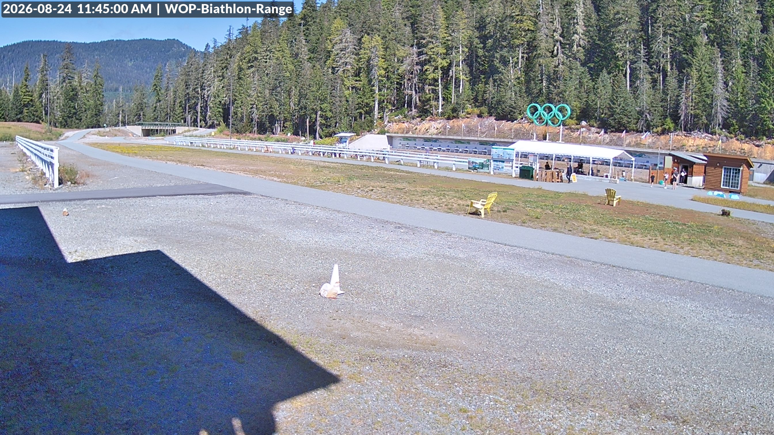View looking North East to the Olympic Biathlon Range