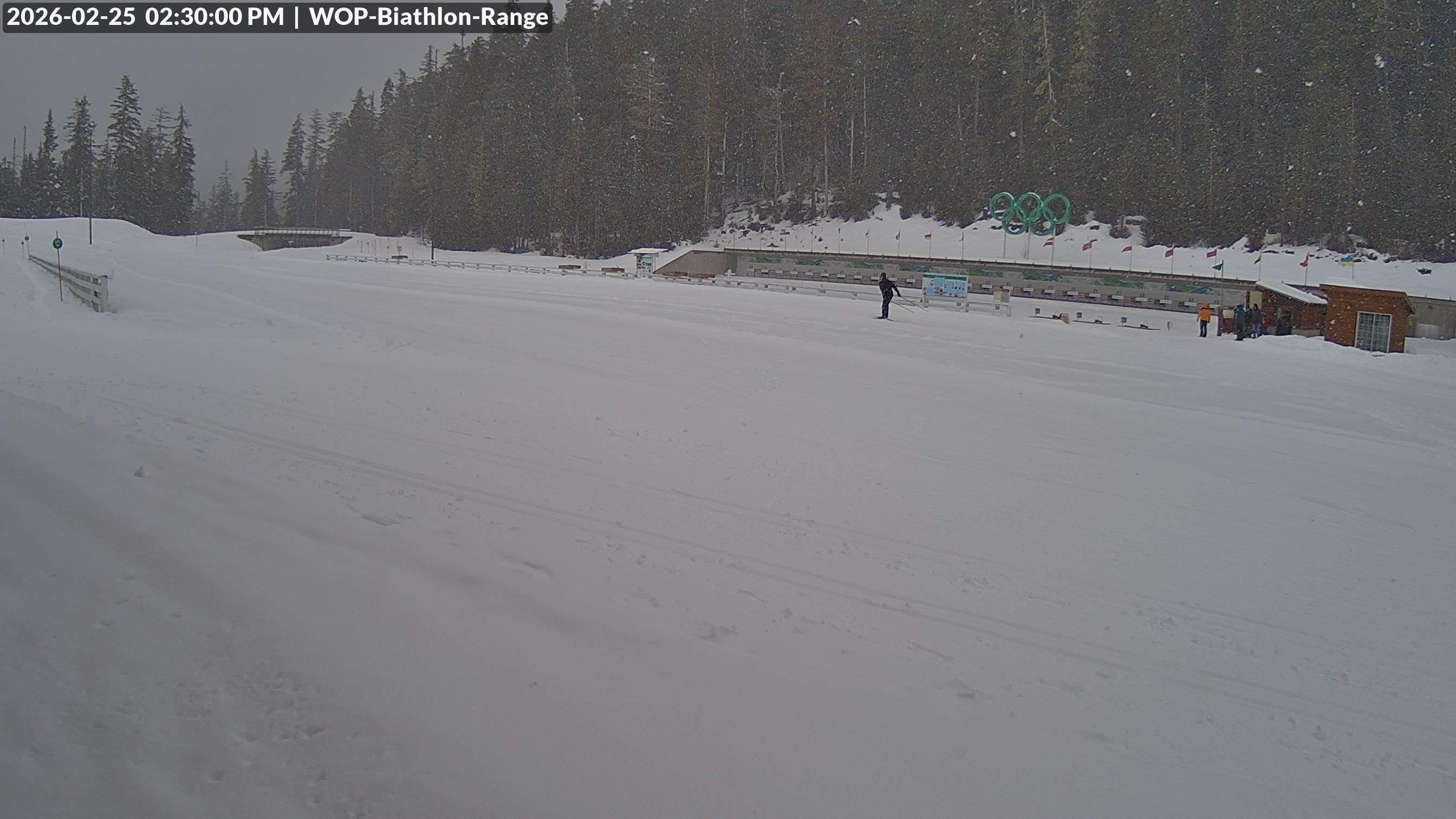 View looking North East to the Olympic Biathlon Range