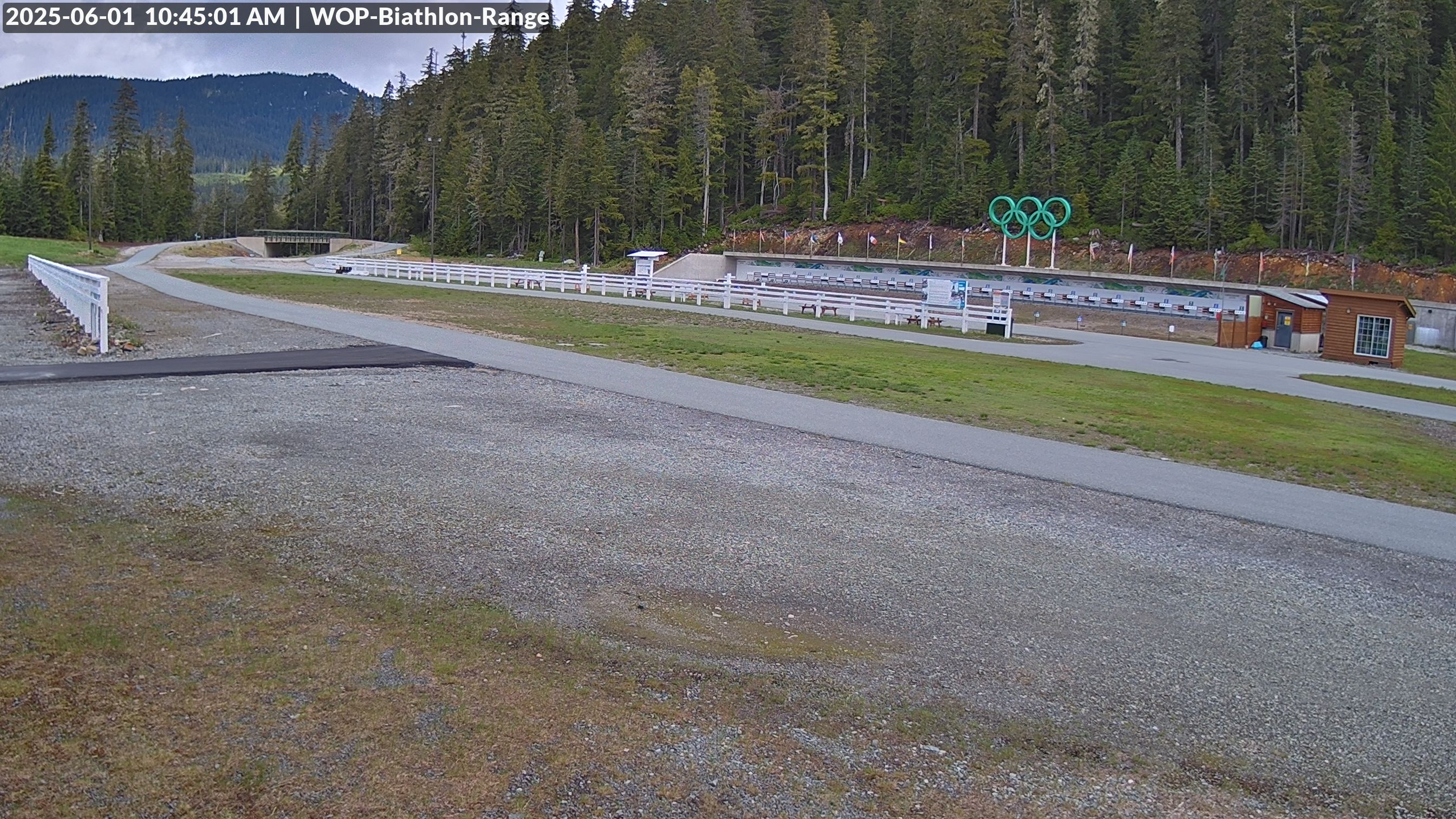 View looking North East to the Olympic Biathlon Range