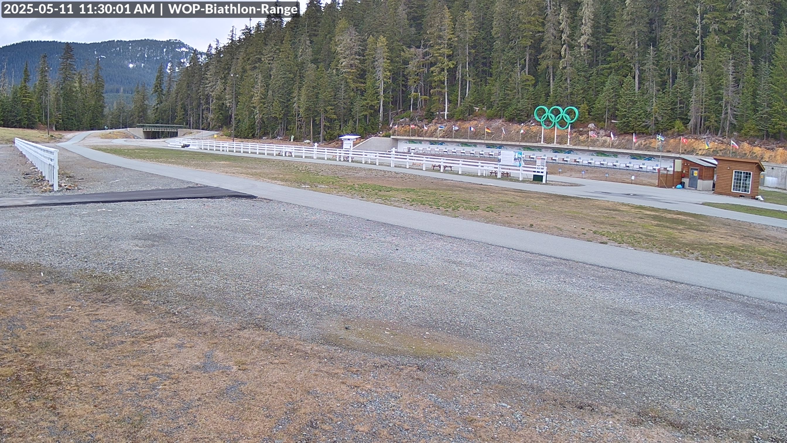 View looking North East to the Olympic Biathlon Range
