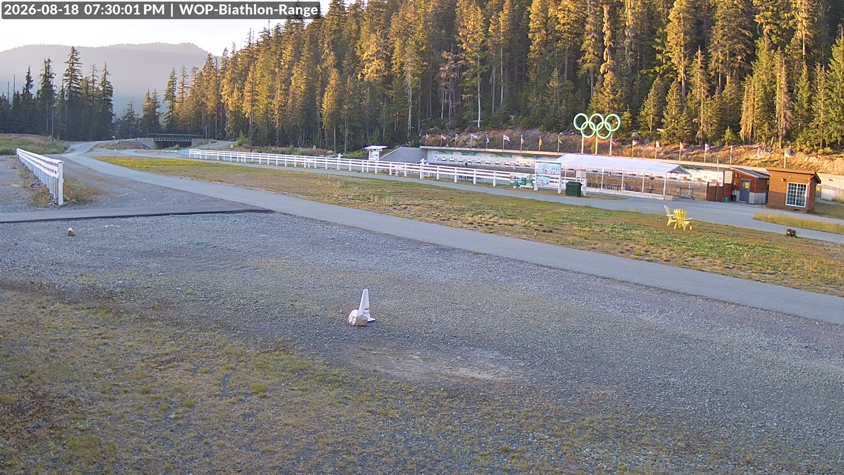View looking North East to the Olympic Biathlon Range