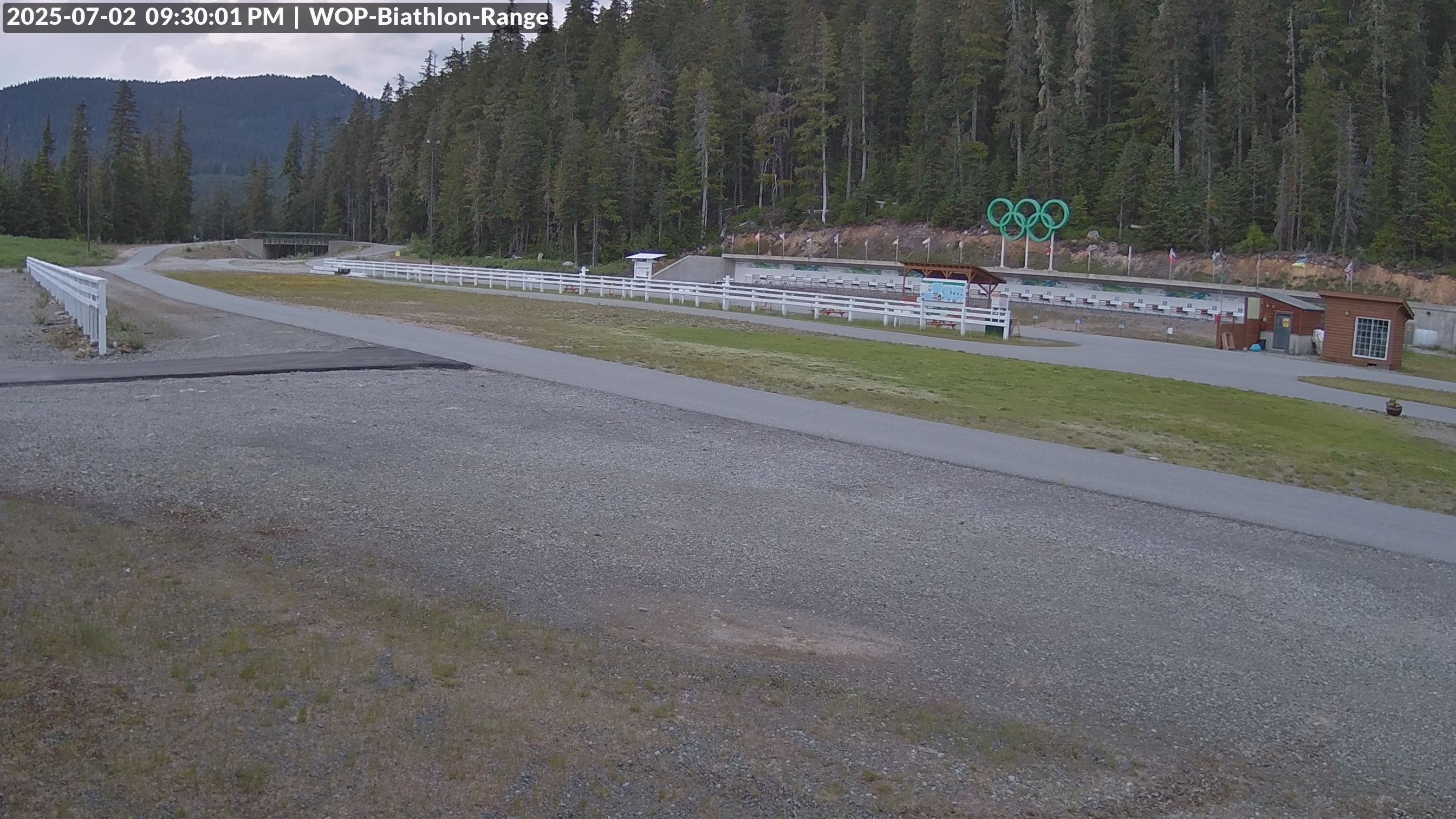 View looking North East to the Olympic Biathlon Range