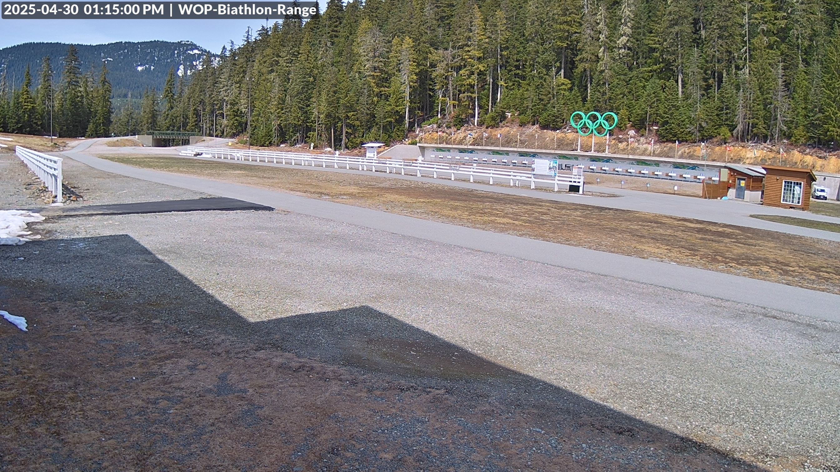 View looking North East to the Olympic Biathlon Range