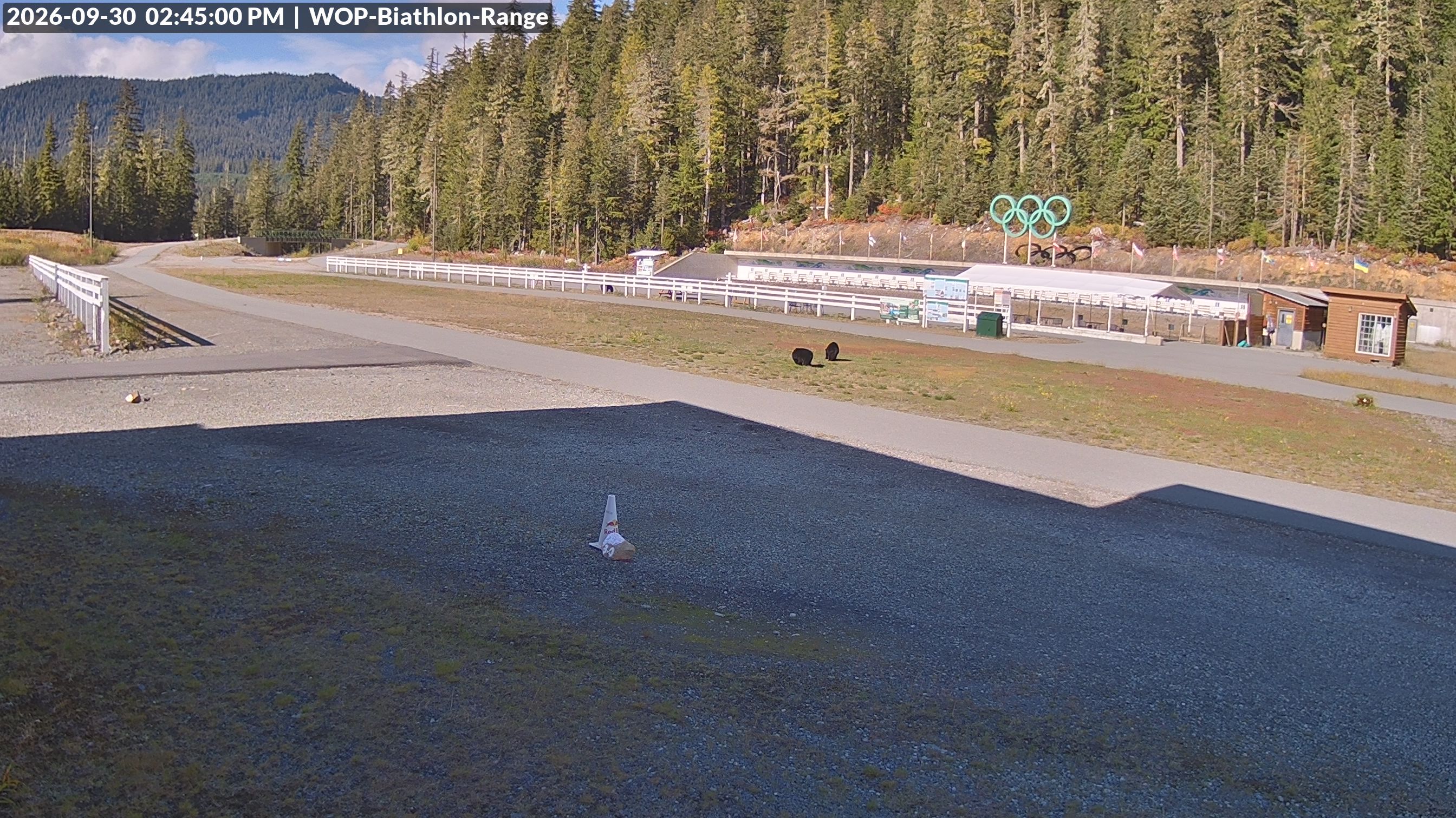 View looking North East to the Olympic Biathlon Range