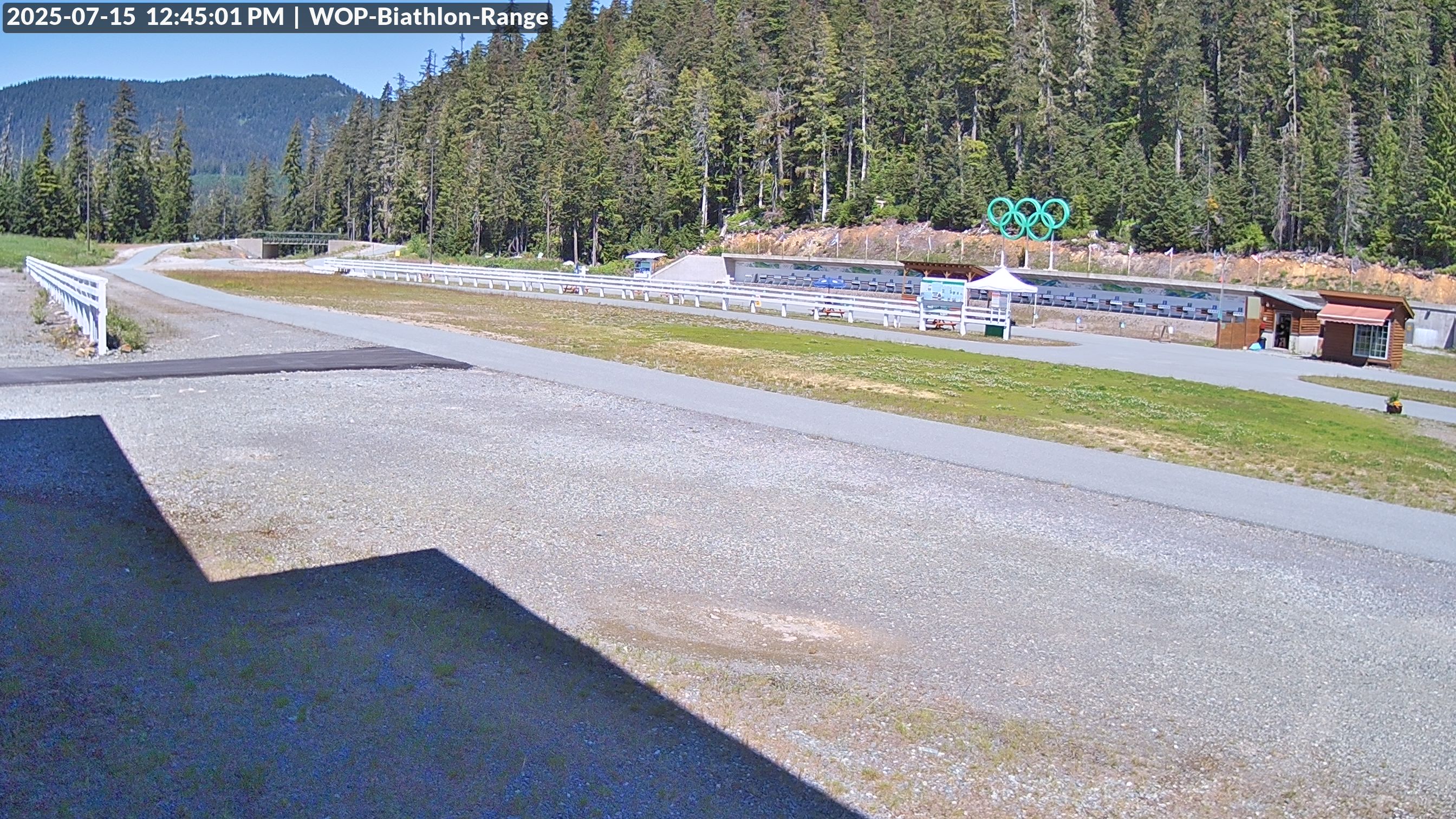 View looking North East to the Olympic Biathlon Range