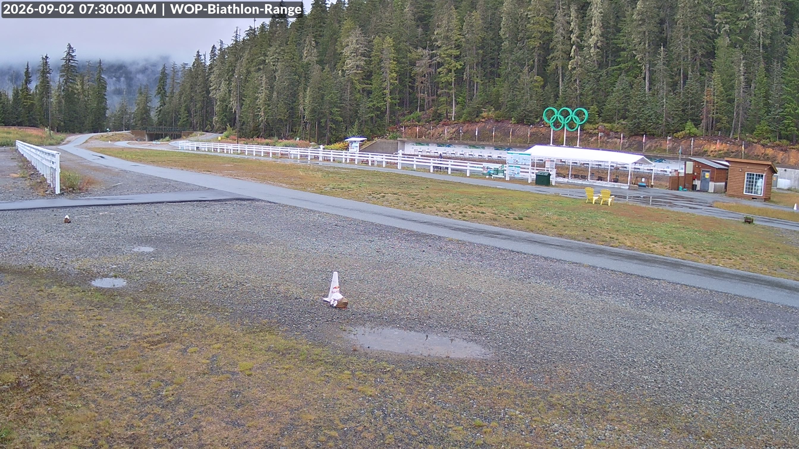 View looking North East to the Olympic Biathlon Range