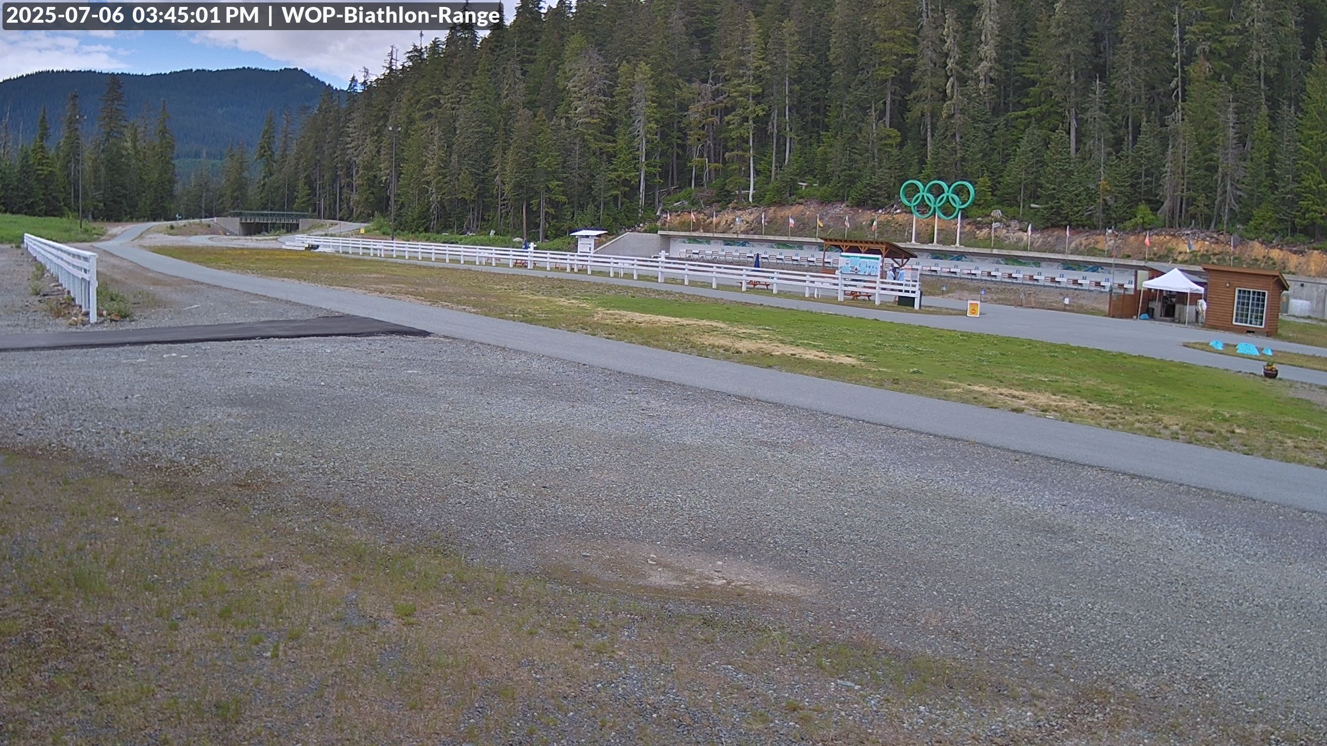 View looking North East to the Olympic Biathlon Range