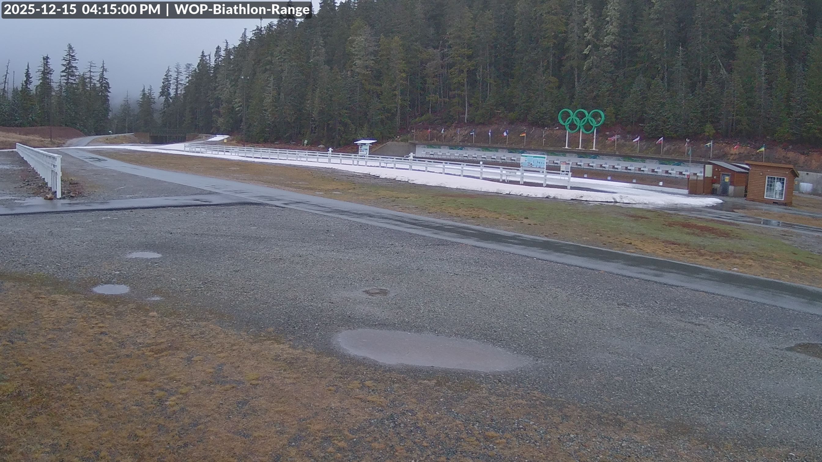 View looking North East to the Olympic Biathlon Range